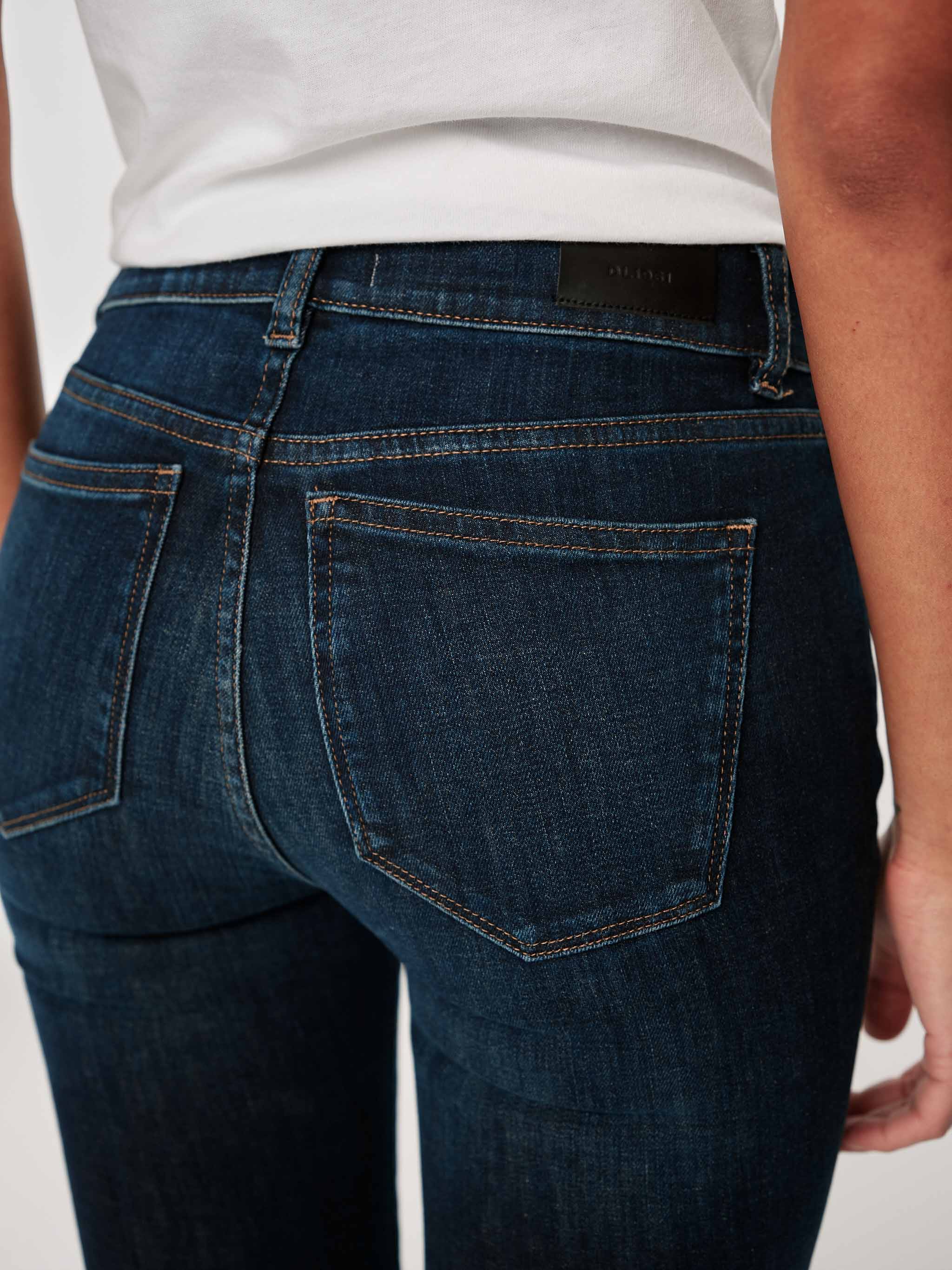 women's skinny blue jean