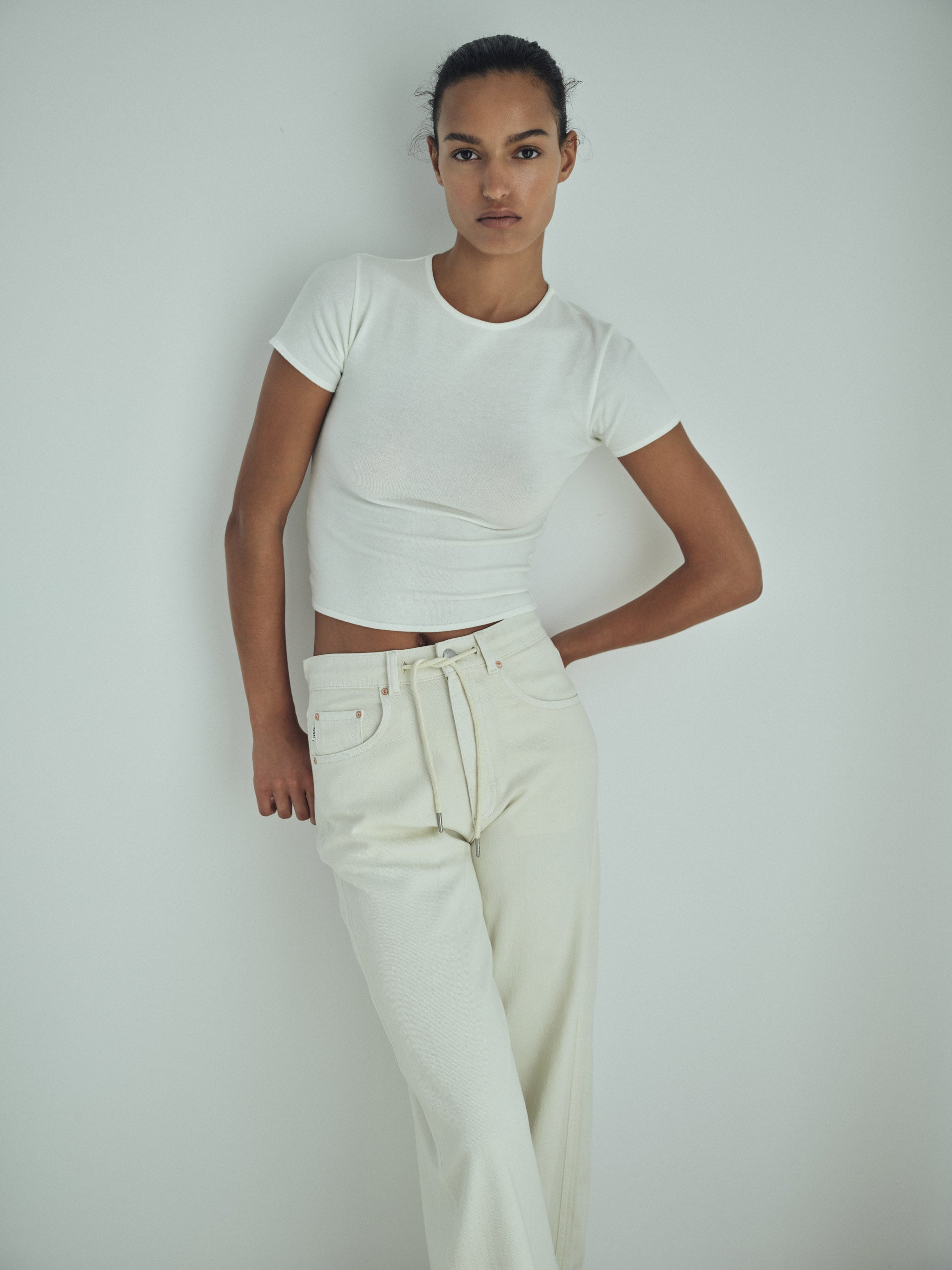 women's white tee