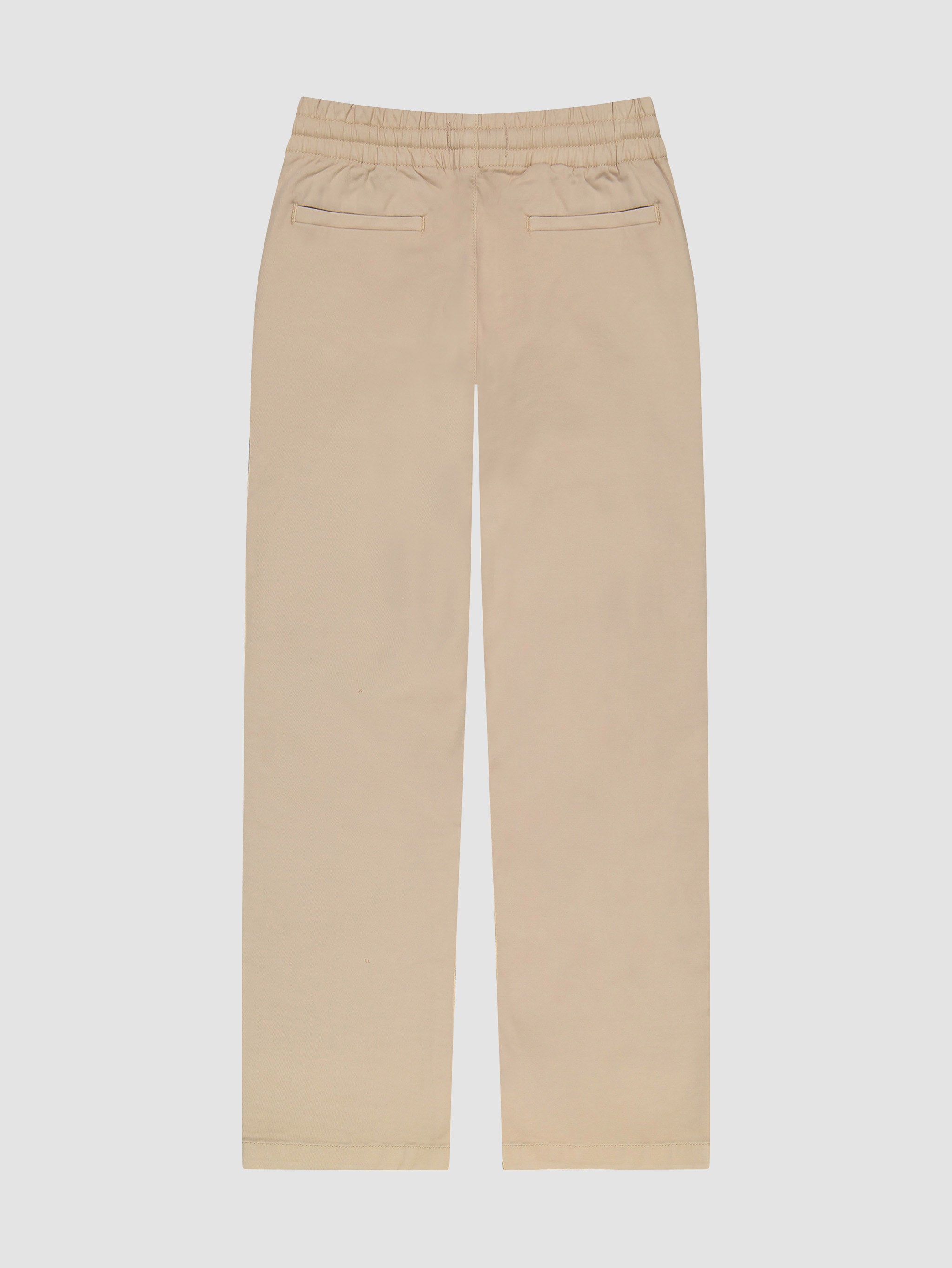 Boys' Beige Twill Joggers