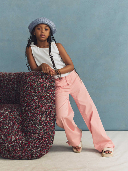Lily Wide Leg Jogger | Pink Orchid | DL1961 Premium Denim
