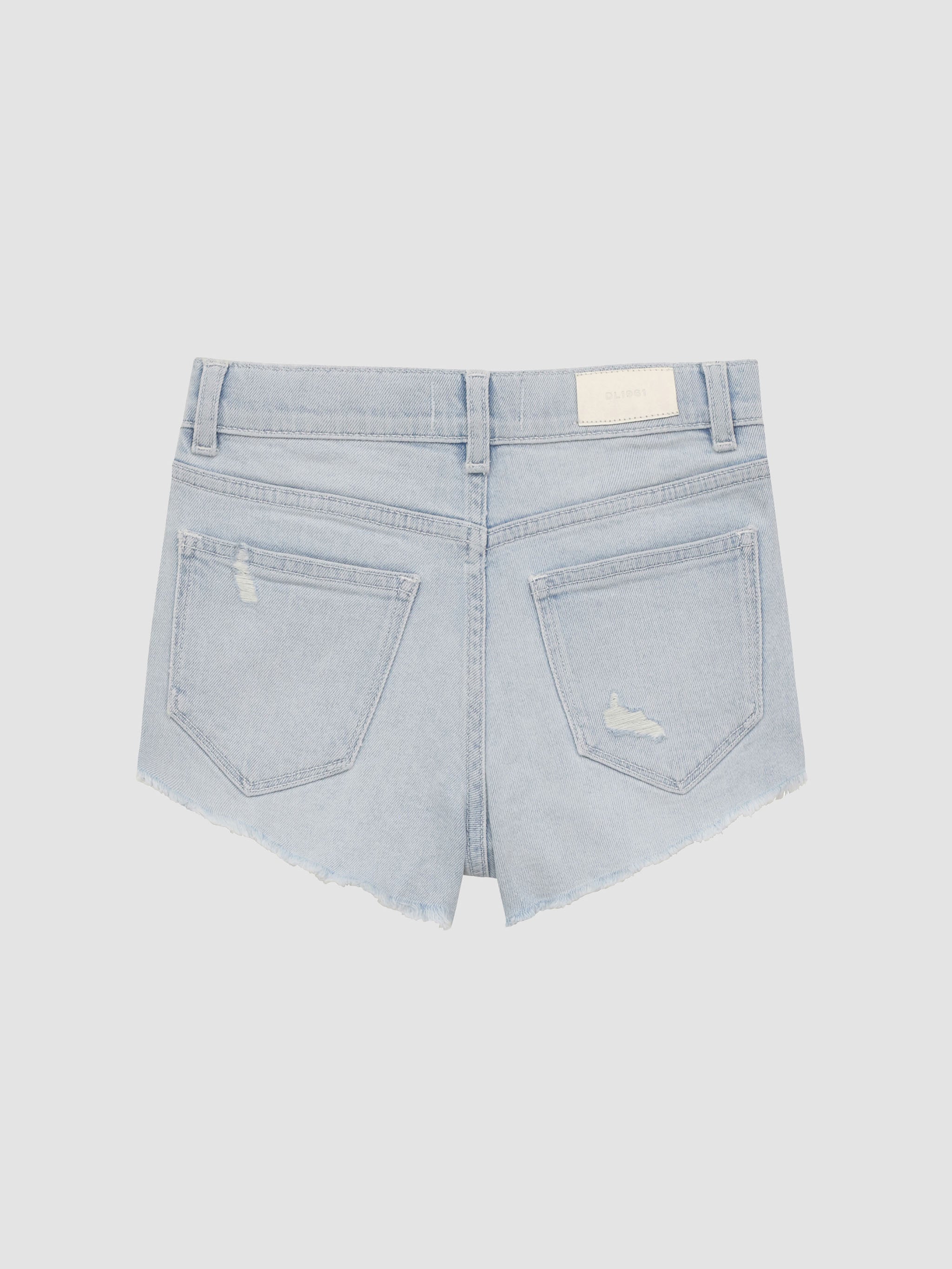 Lucy Shorts High Rise Cut Off | Poolside Distressed