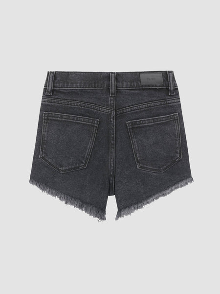 Lucy Shorts in Nightshade - Girls' Washed Black | DL1961 | DL1961