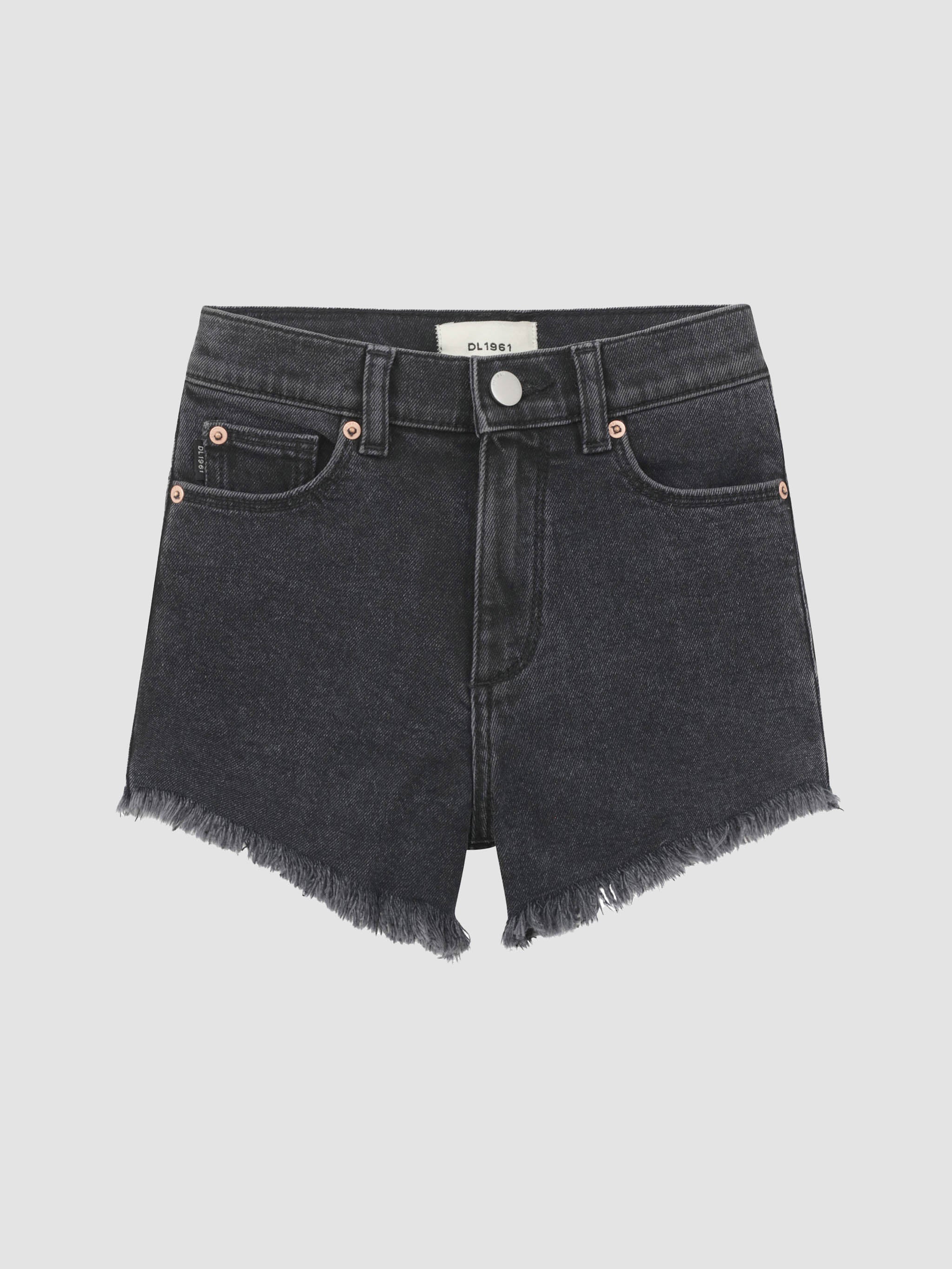 Lucy Shorts High Rise Cut Off | Nightshade