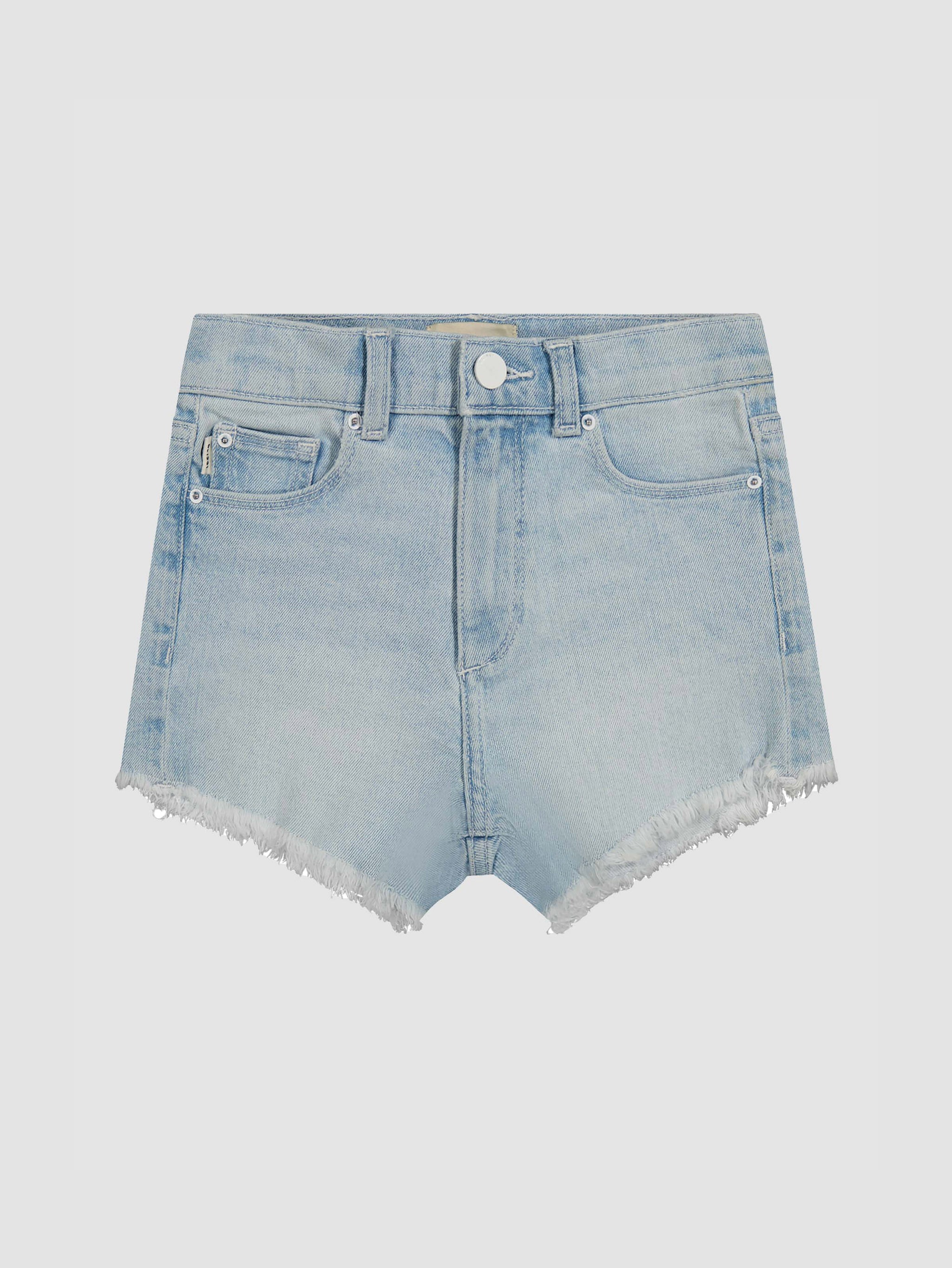 Lucy Shorts High Rise | Poolside Frayed