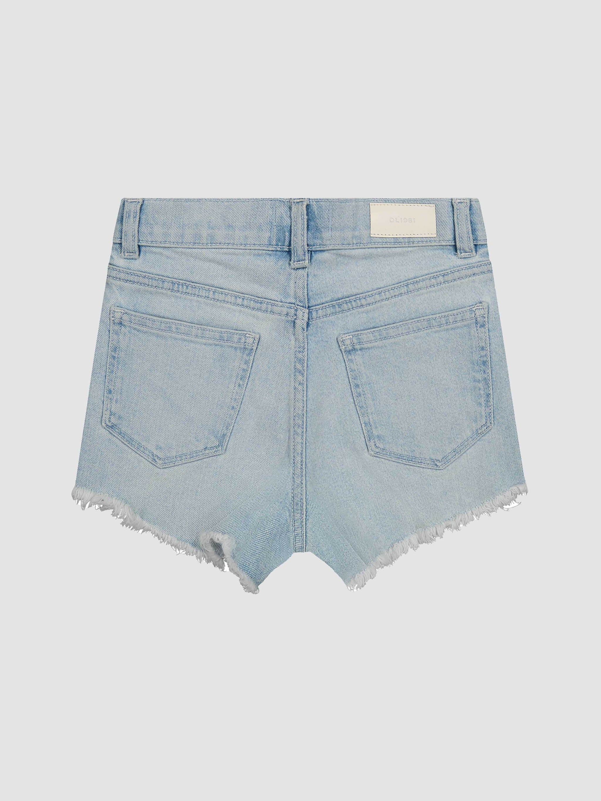 Lucy Shorts High Rise | Poolside Frayed