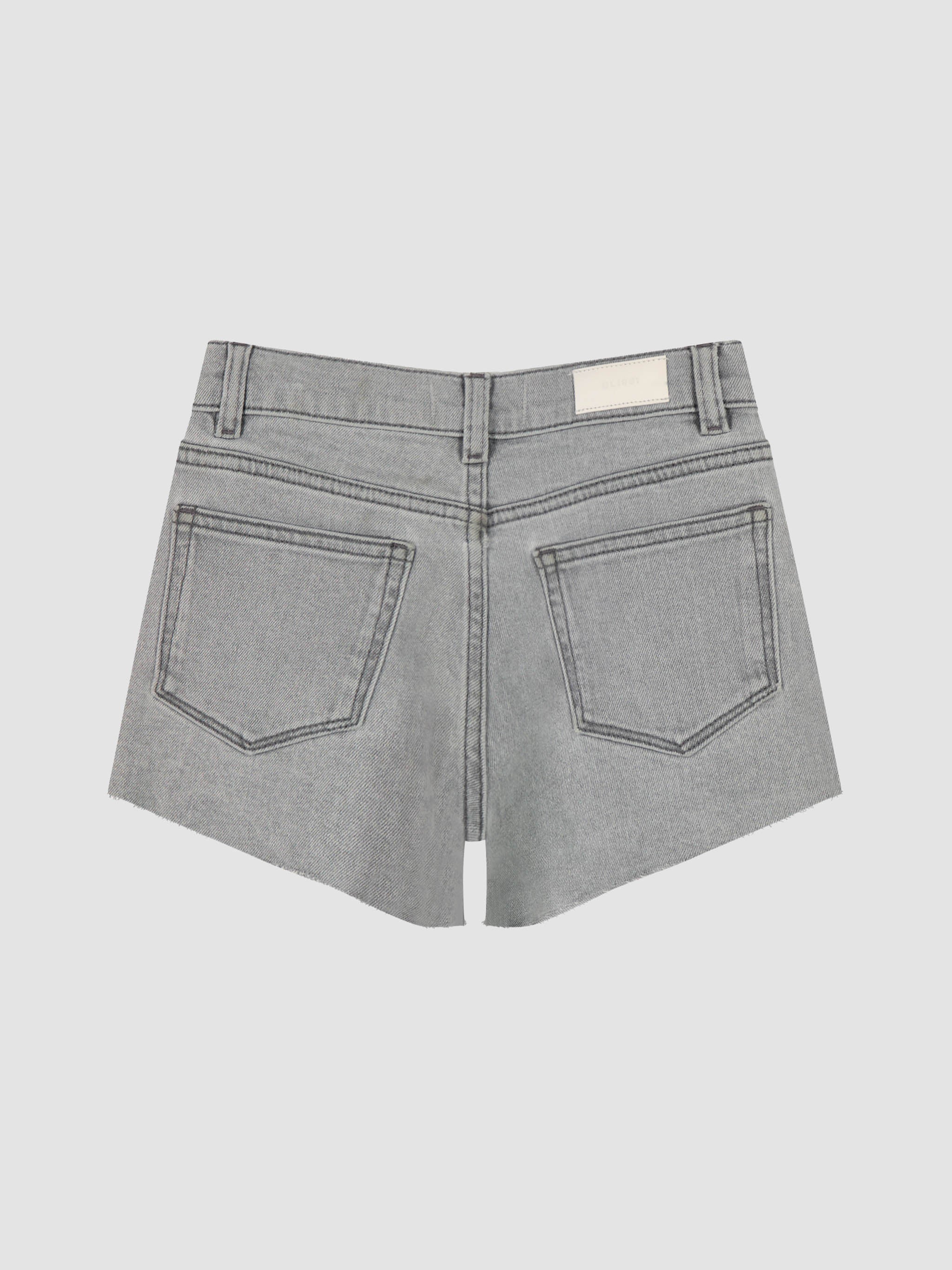 Lucy Grey Cutoff Denim Shorts