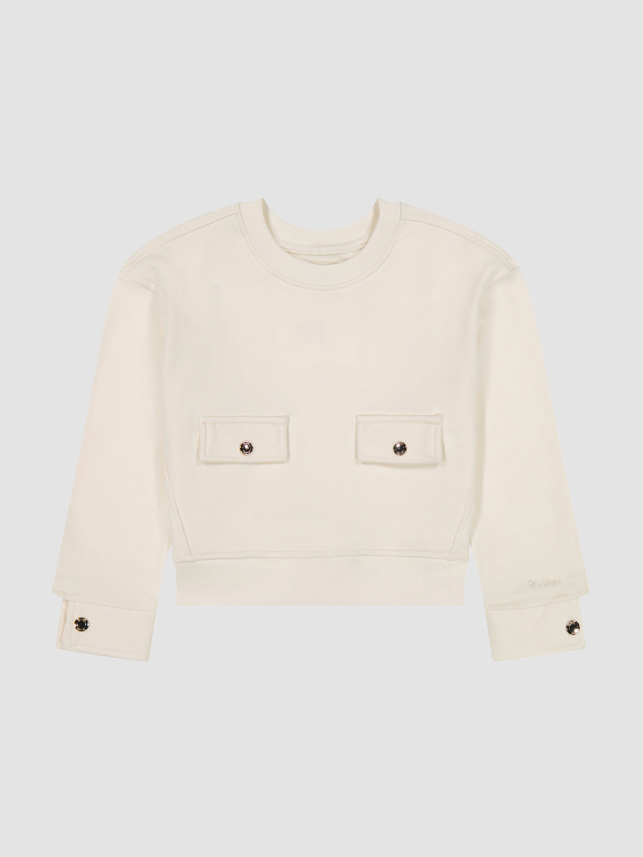 Kids' Cream French Terry Sweatshirt