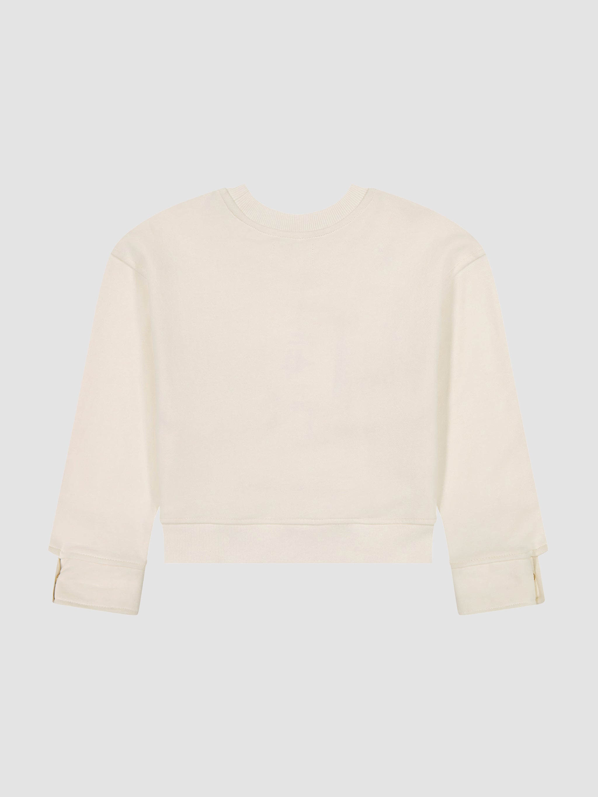 Kids' Cream French Terry Sweatshirt