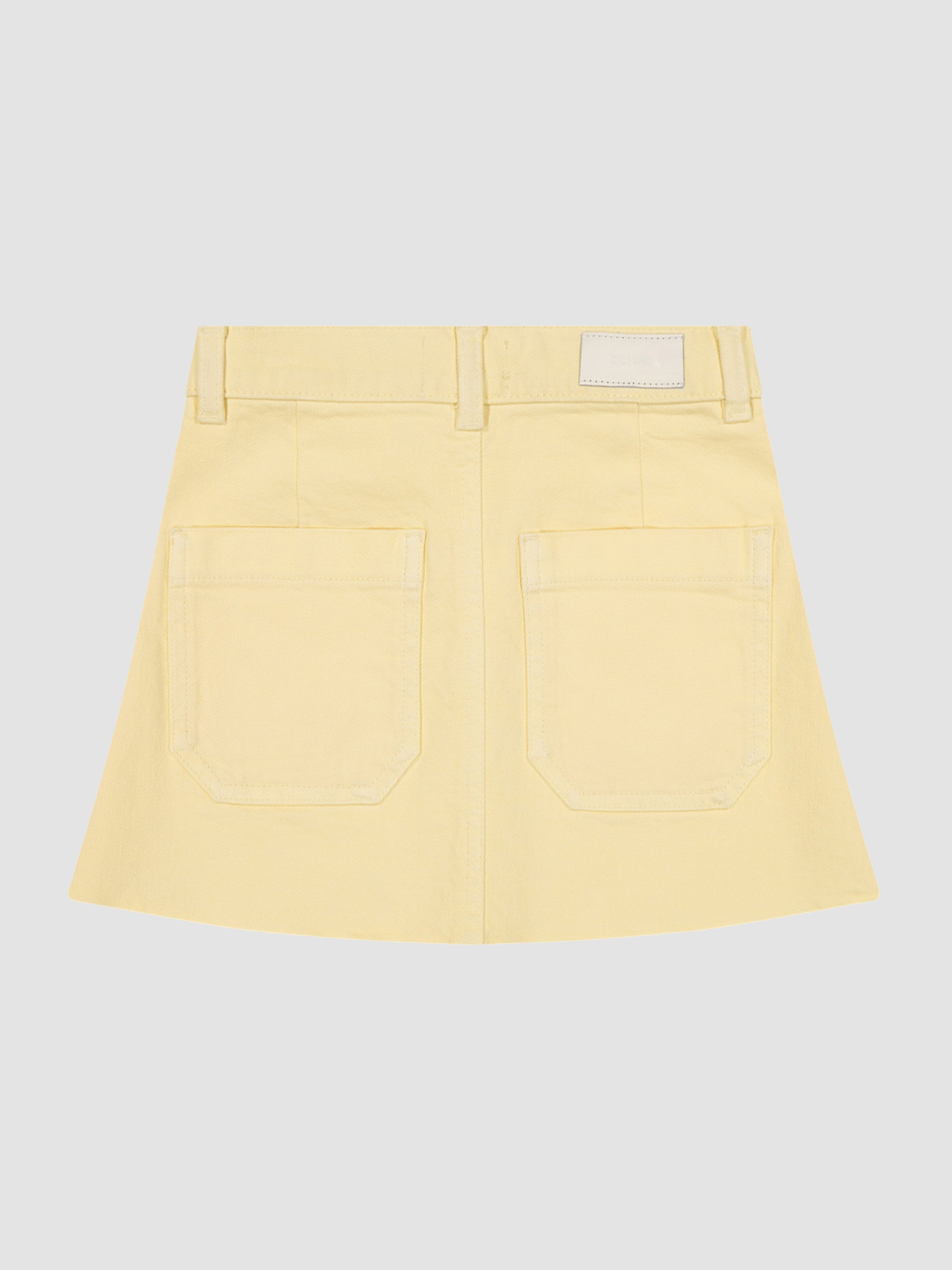 Girl's yellow denim skirt