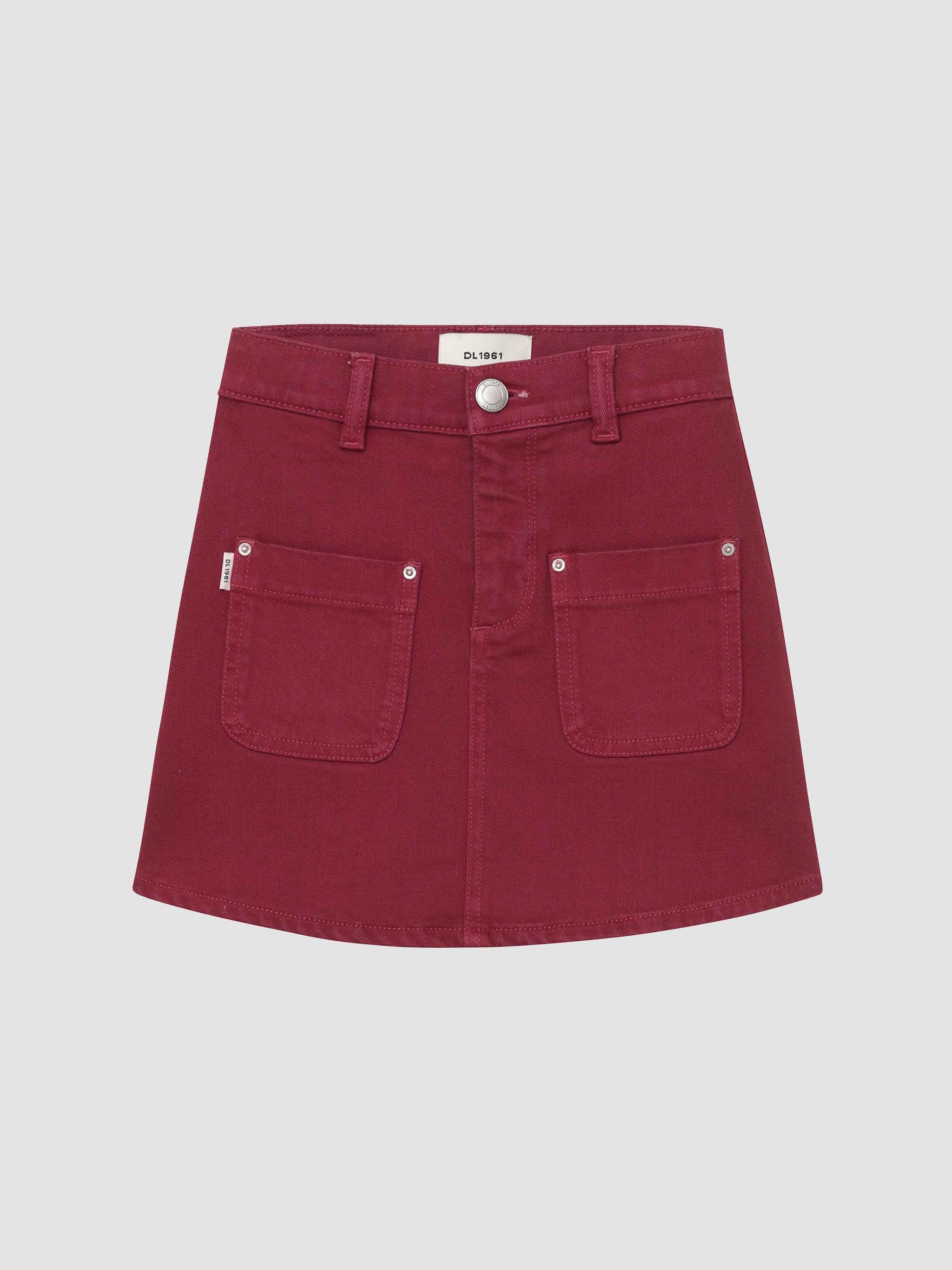 Jenny Mini Skirt | Crimson