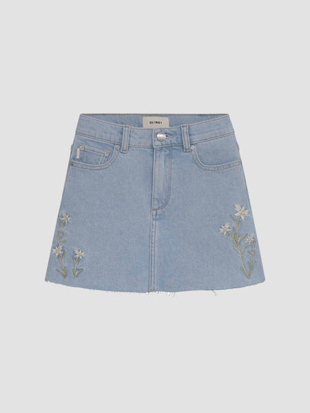 Jenny Mini Skirt | Wild Flower | DL1961 Premium Denim