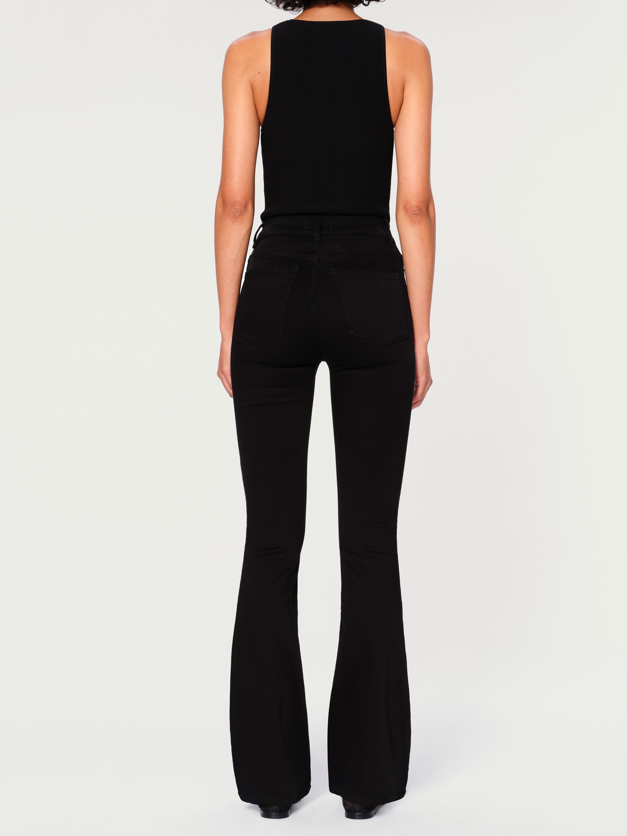 women's bootcut black jean