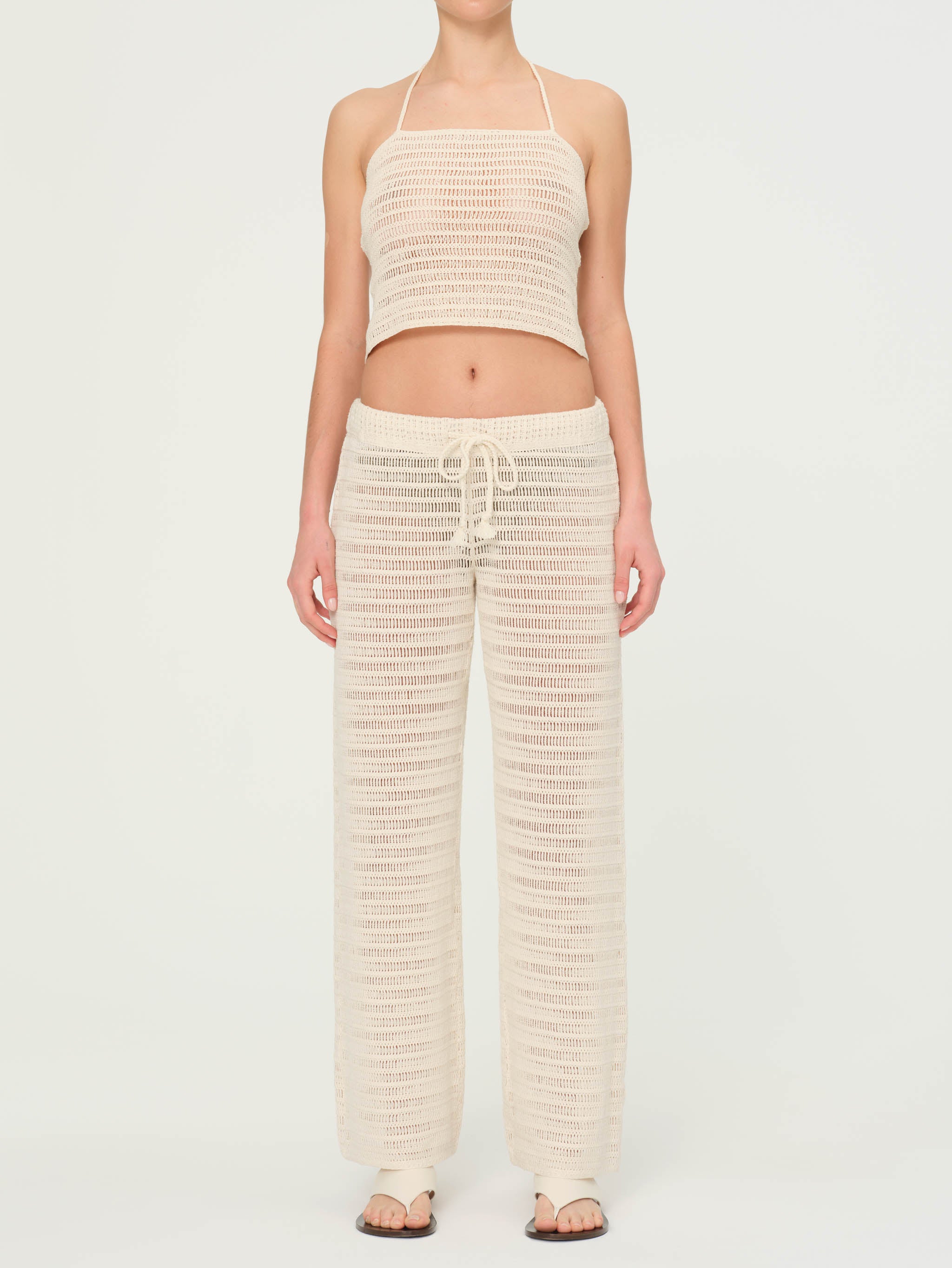 women's straight white pants