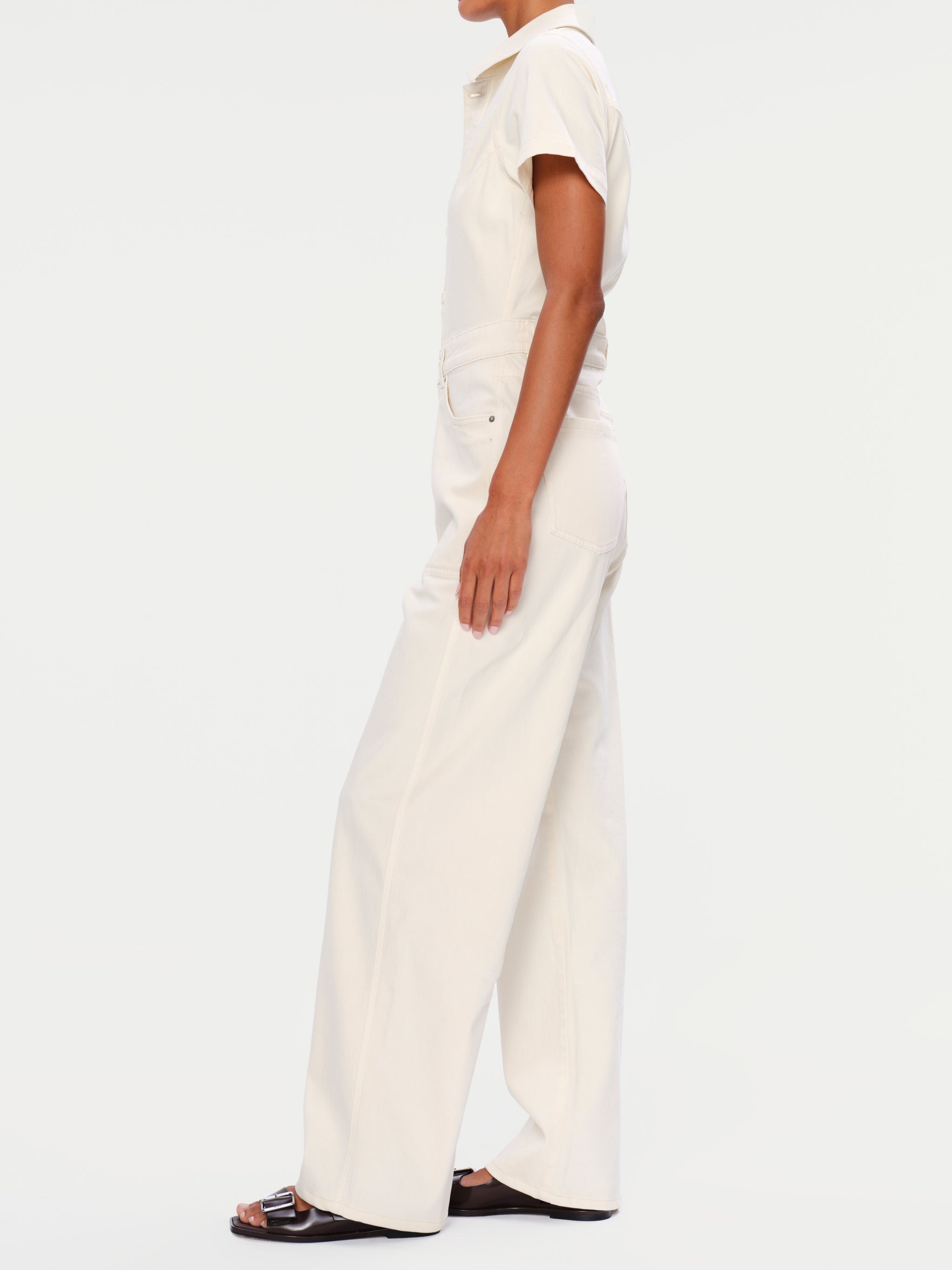 women's white jumpsuit
