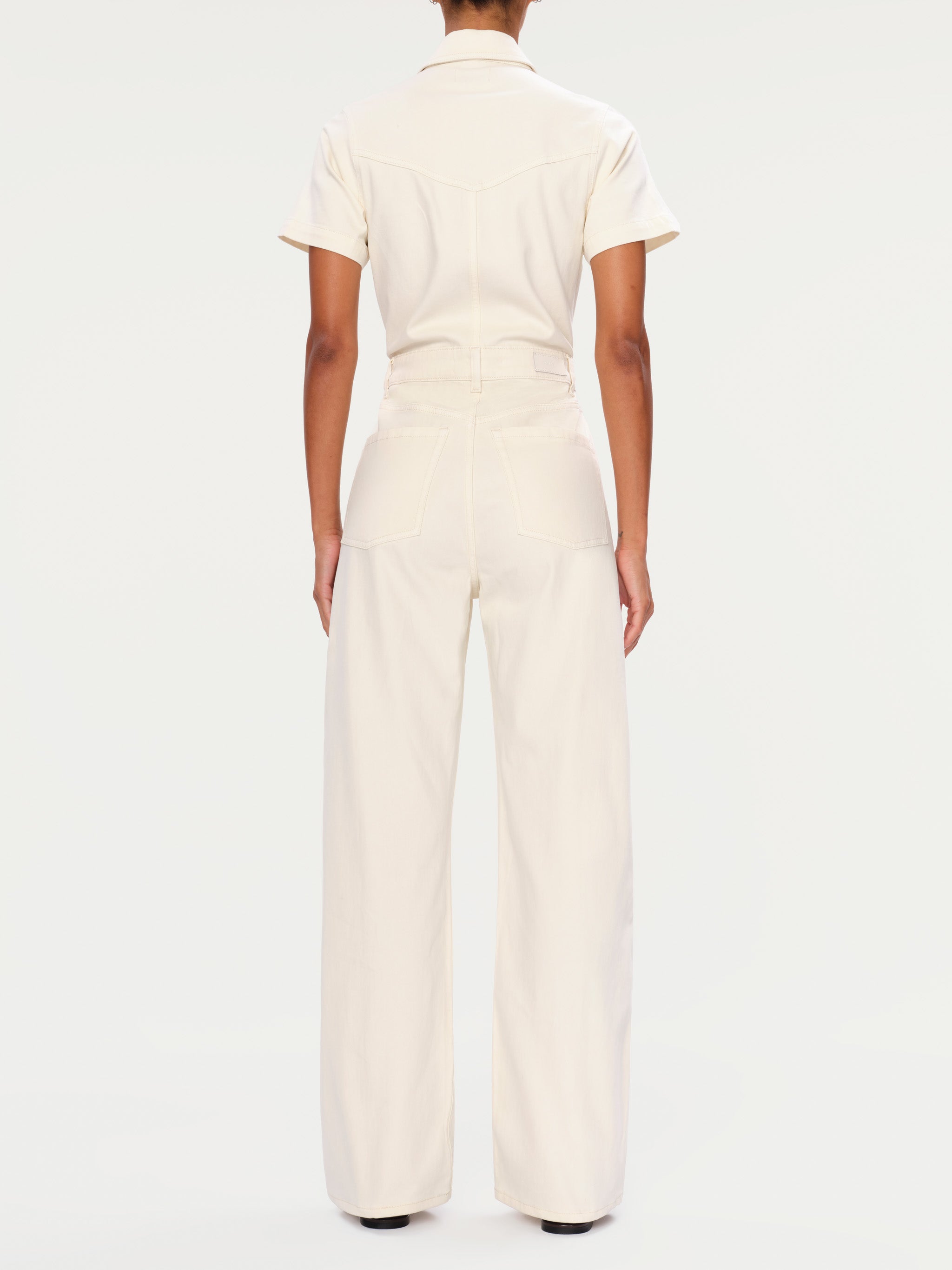 women's white jumpsuit