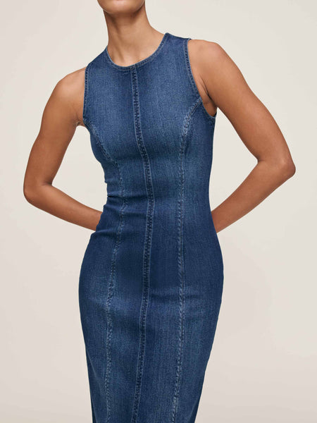 free people esme denim dress REVOLVE Esme Mini Dress In Soft Blue Free People Size XS