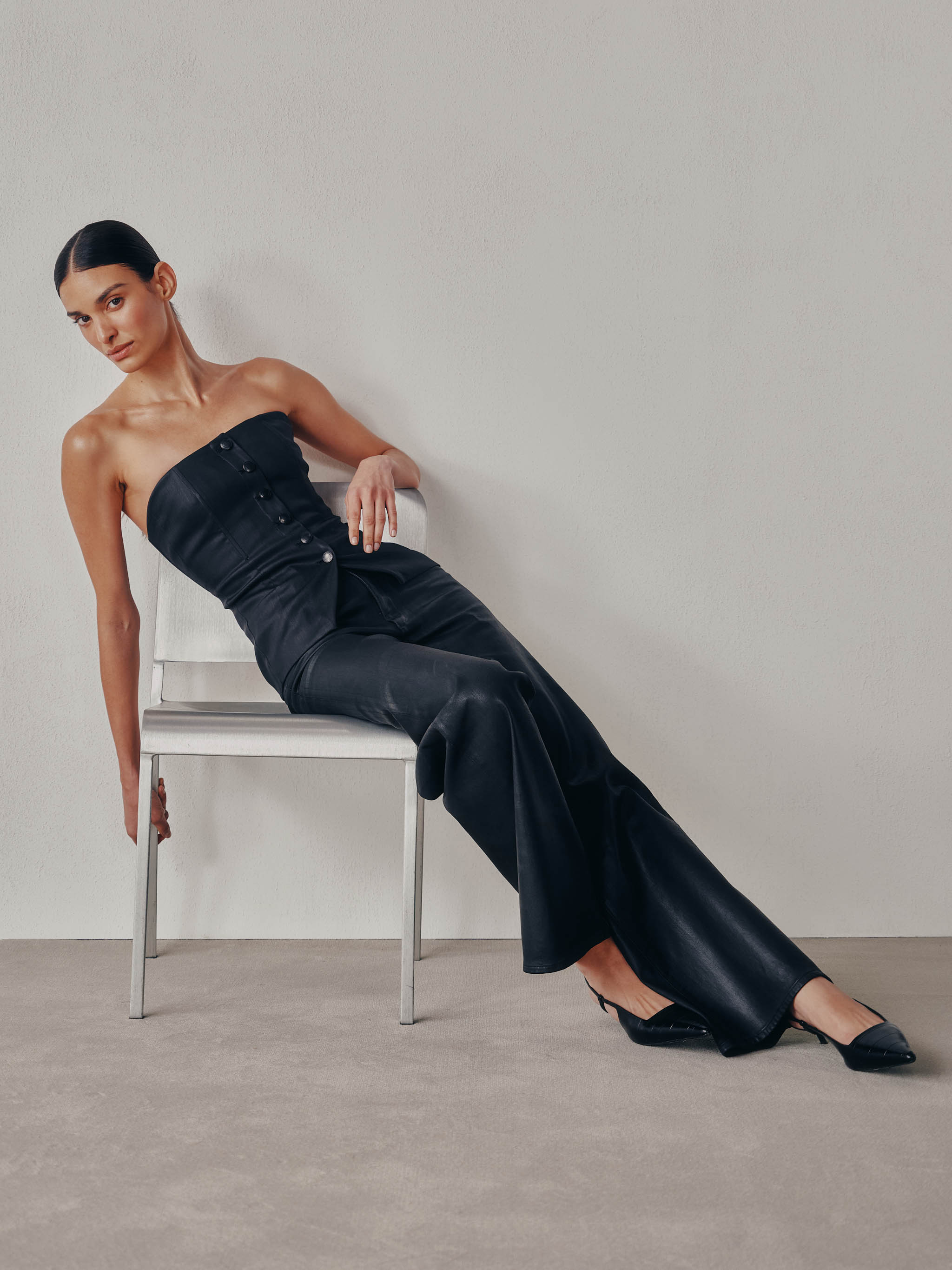 Karmine Refined Wide Leg High Rise 31