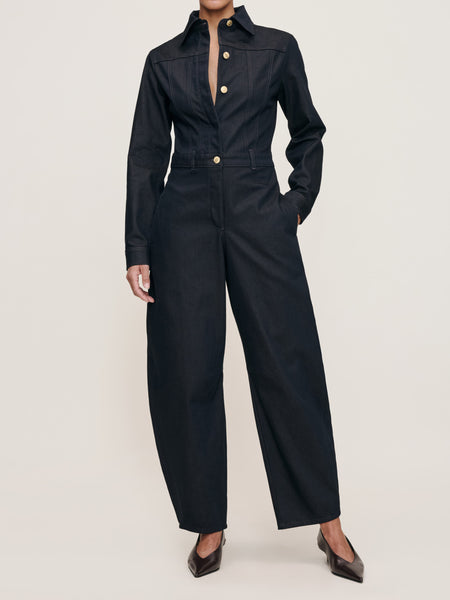 パンツ DENIM&SUPPLY RL black rayon jumpsuit Alissa Jumpsuit | Eternity | DL1961 Premium Denim