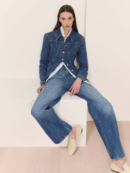 Peplum Jacket | North Water | DL1961 Premium Denim