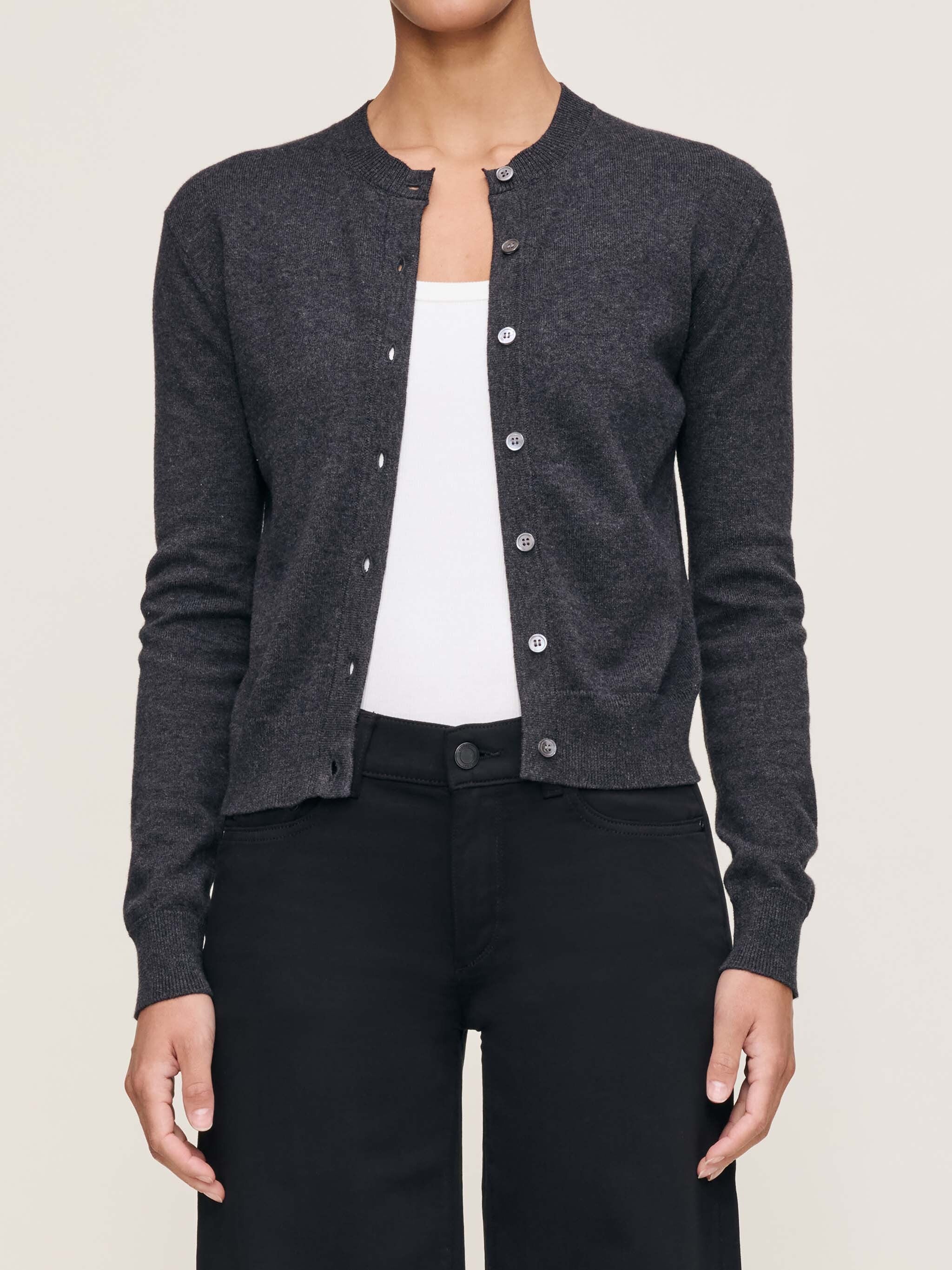 Brinn Cardigan | Charcoal Grey