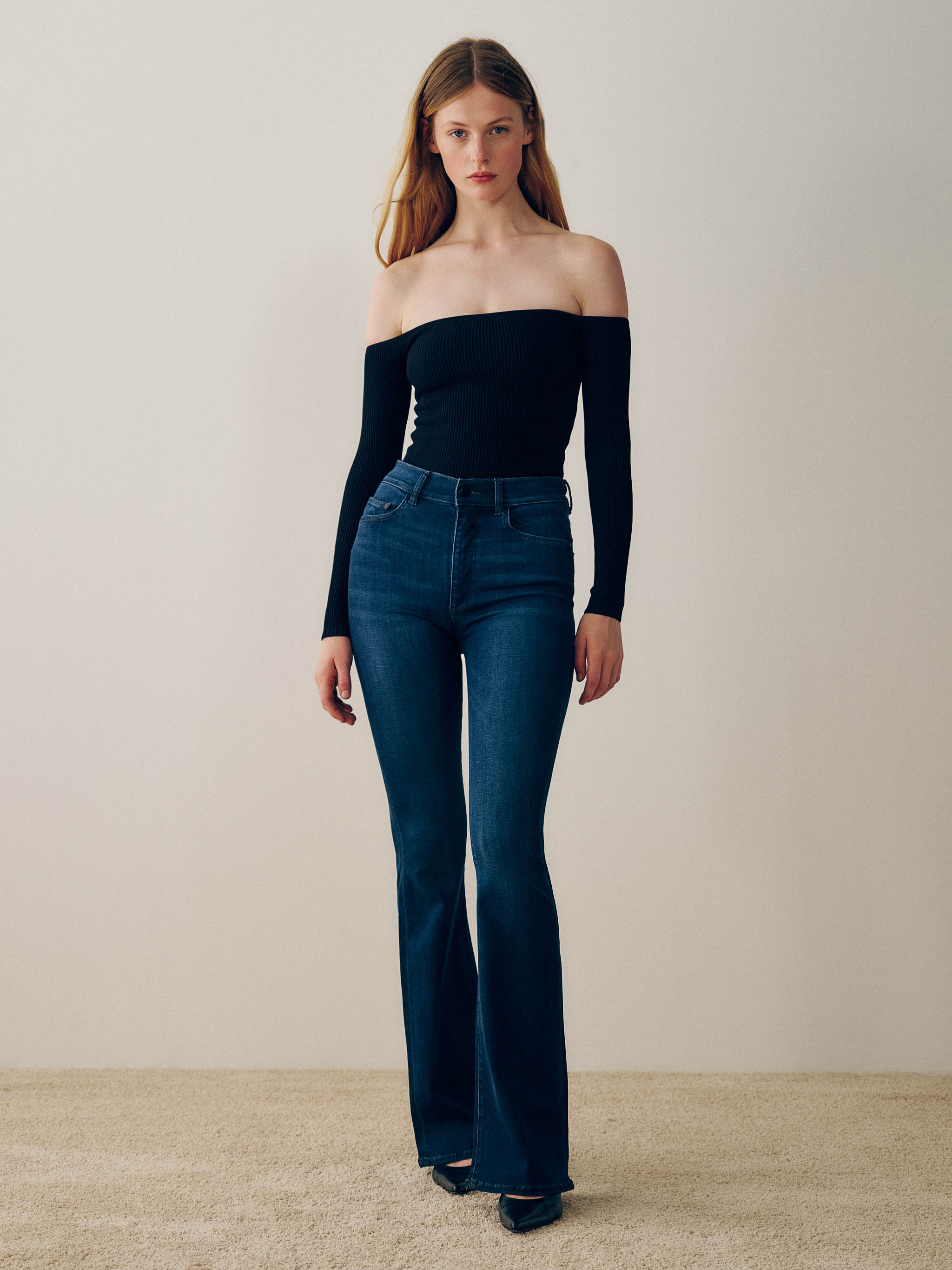 women's bootcut blue jean