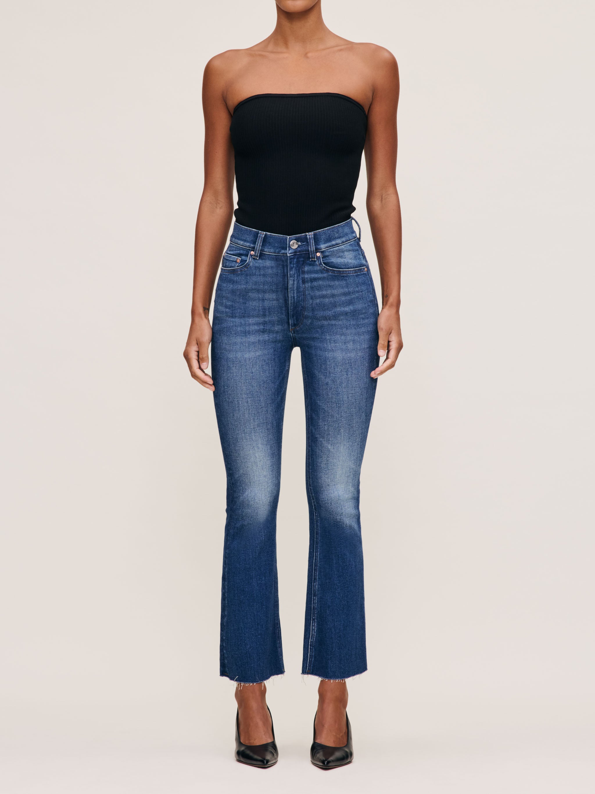 women's bootcut blue jean