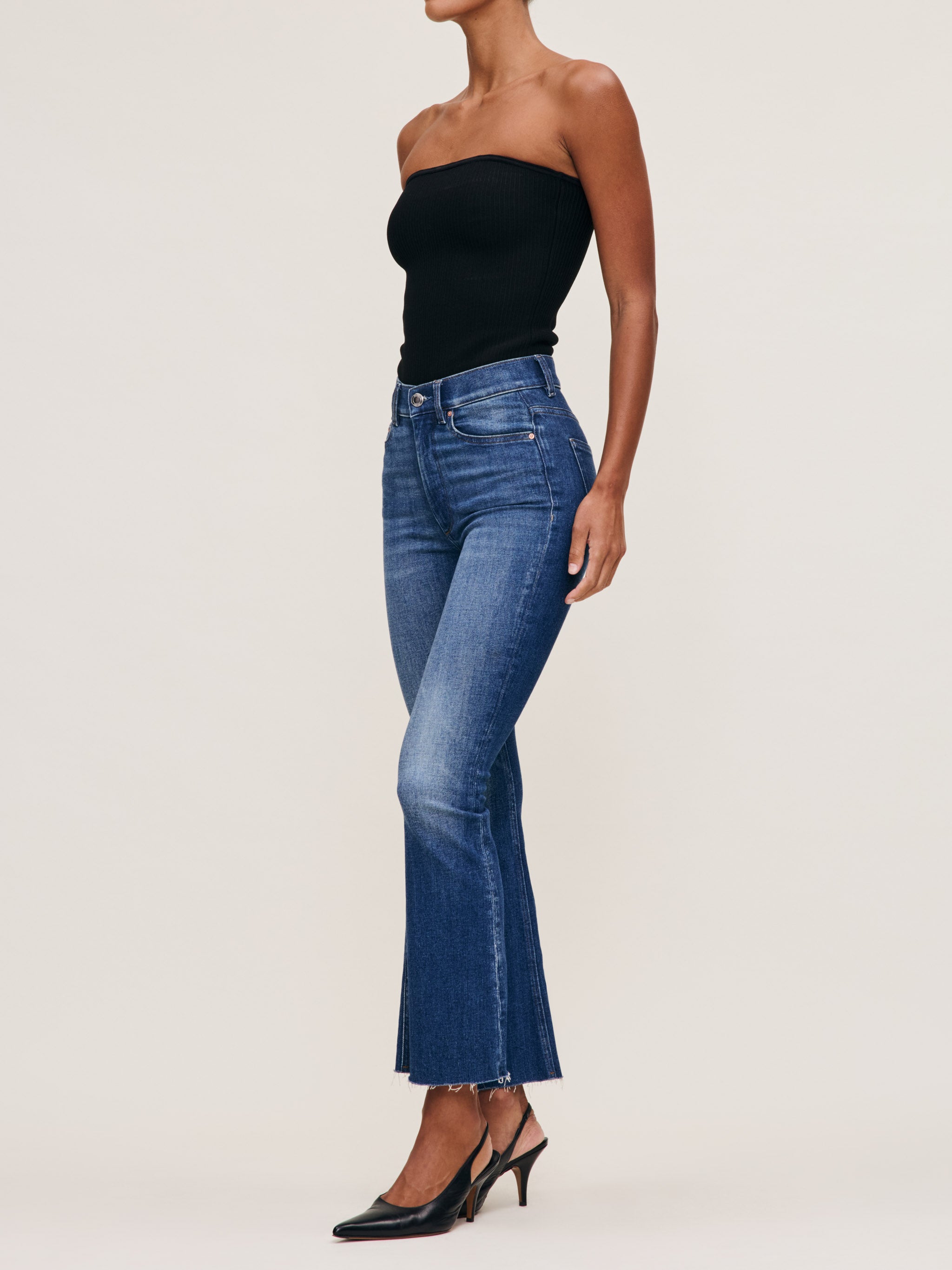 women's bootcut blue jean