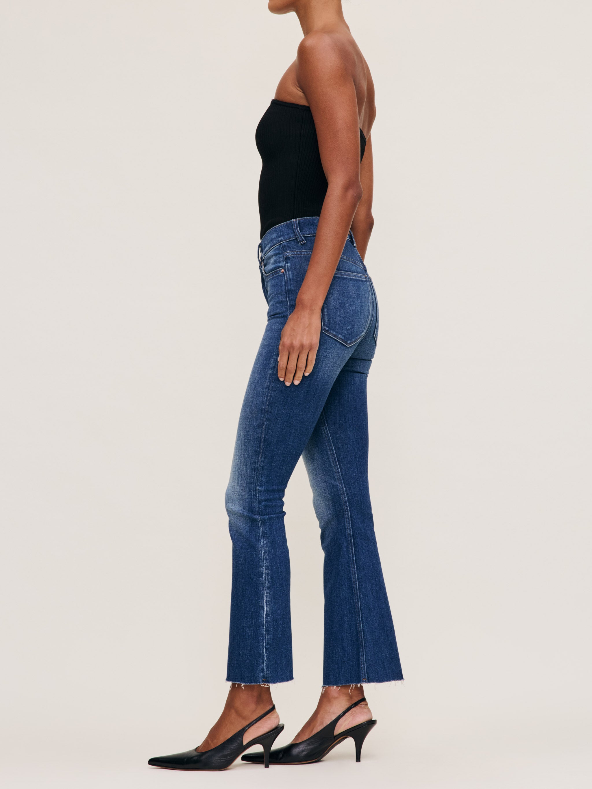 women's bootcut blue jean