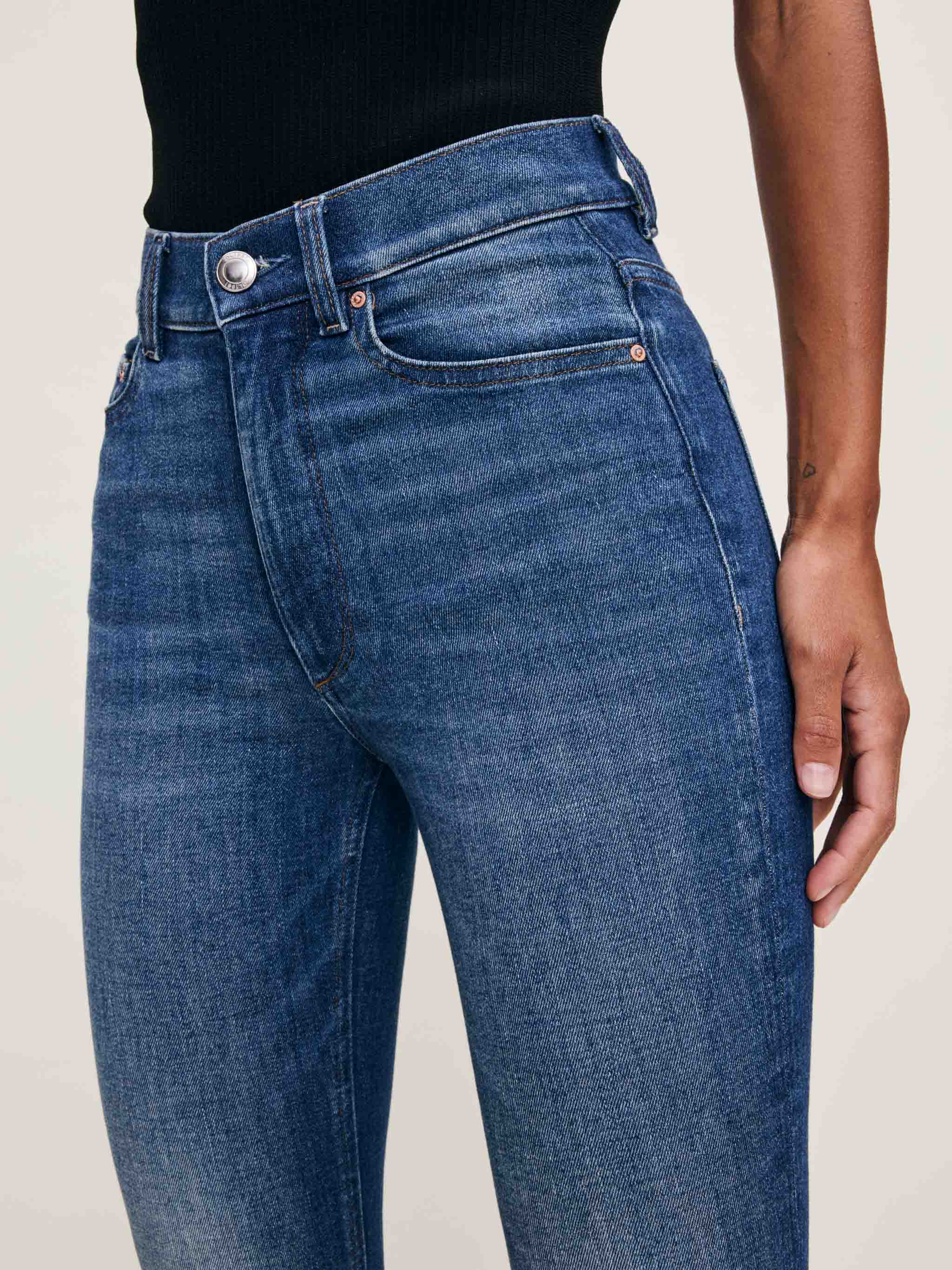 women's bootcut blue jean