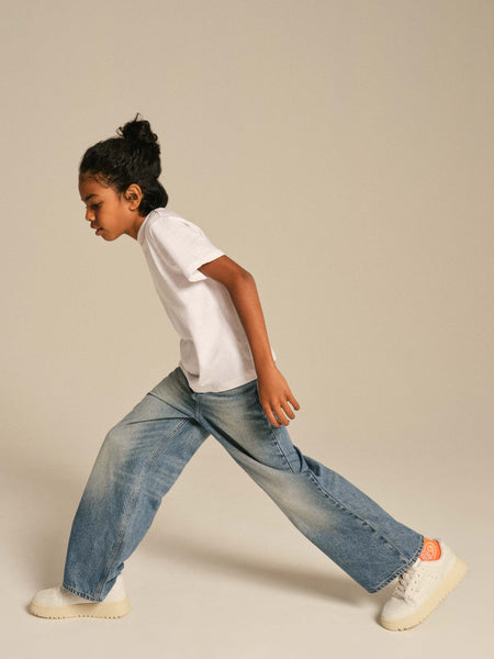 Zeke Wide Leg Jeans | Aged Mid | DL1961 Premium Denim