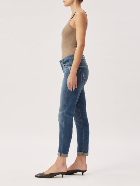 Riley Boyfriend Straight Jeans | Adams