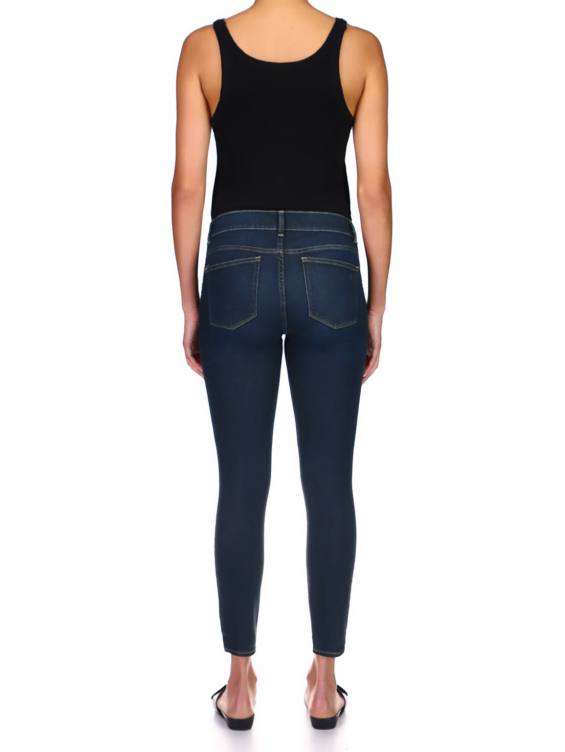 women's maternity skinny blue jean