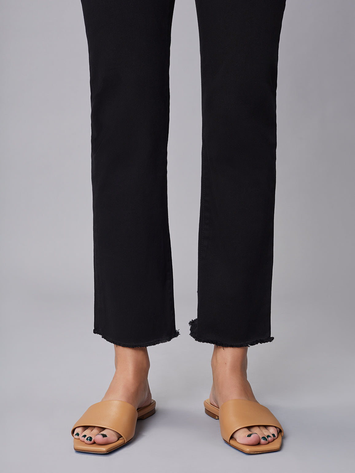 women's maternity straight black jean