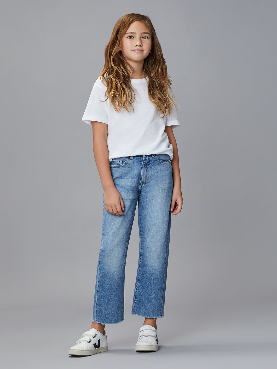 Emie Straight High Rise Jeans | Glacier