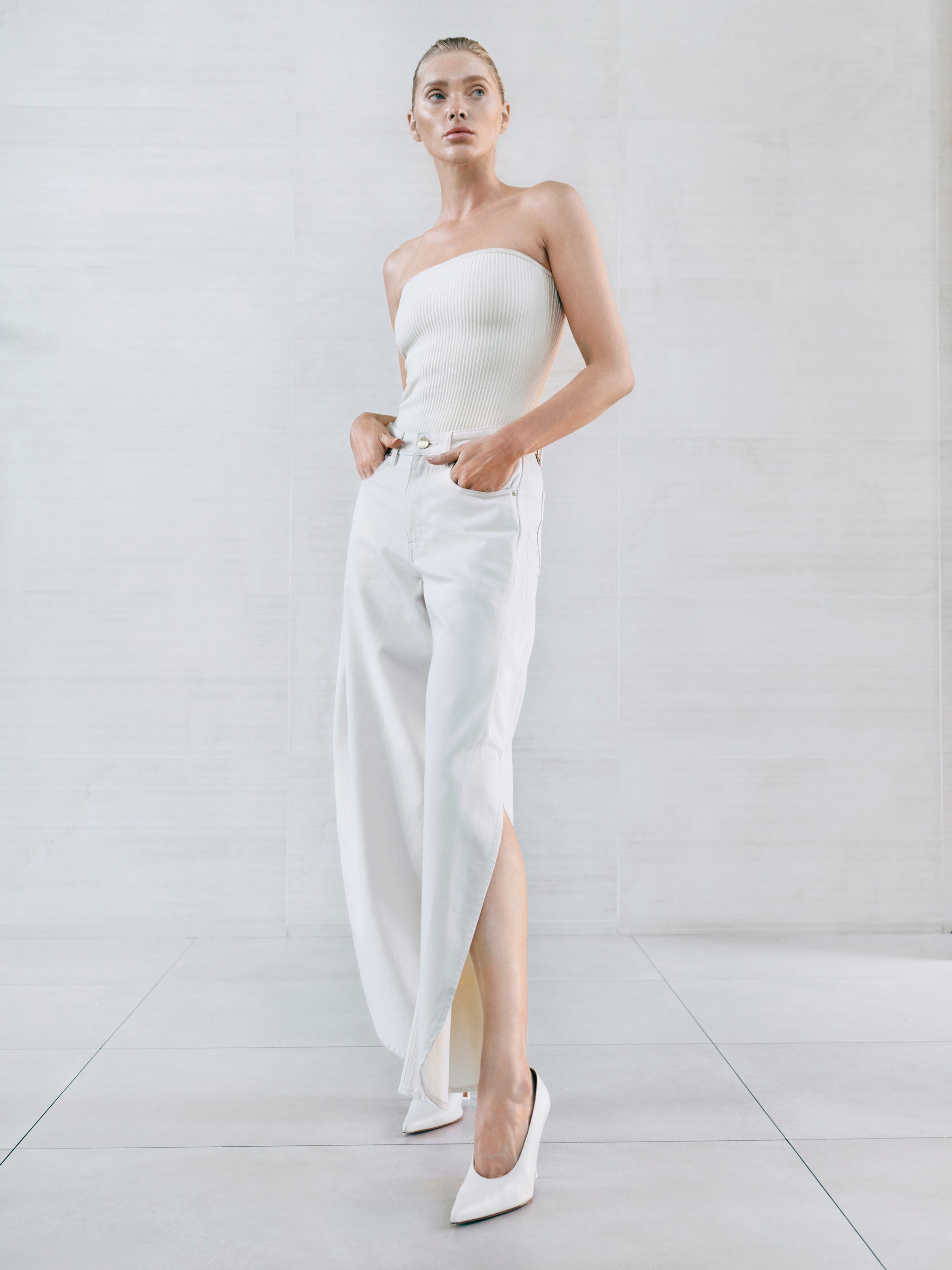 Tube Top Instasculpt™ Rib | Ecru