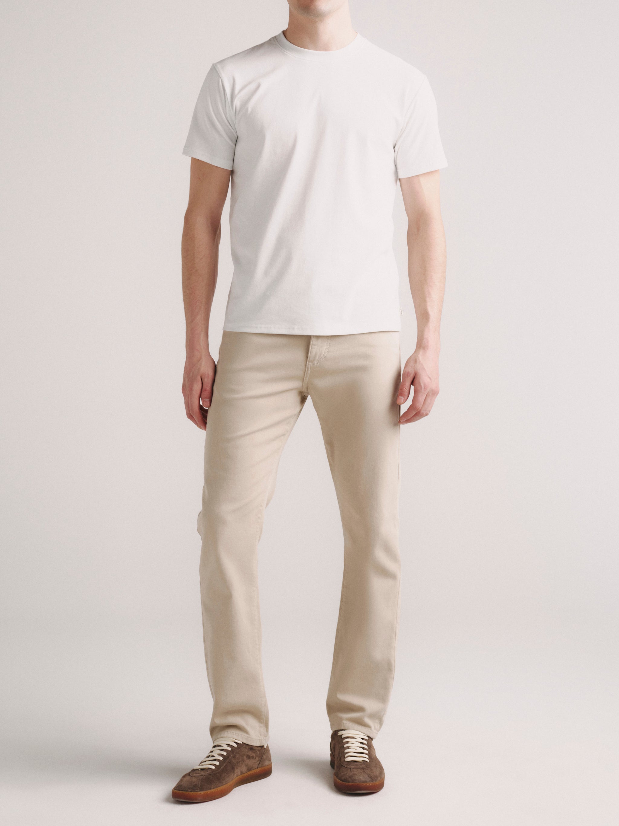 Russell Slim Straight Jeans | Orion (Off White)