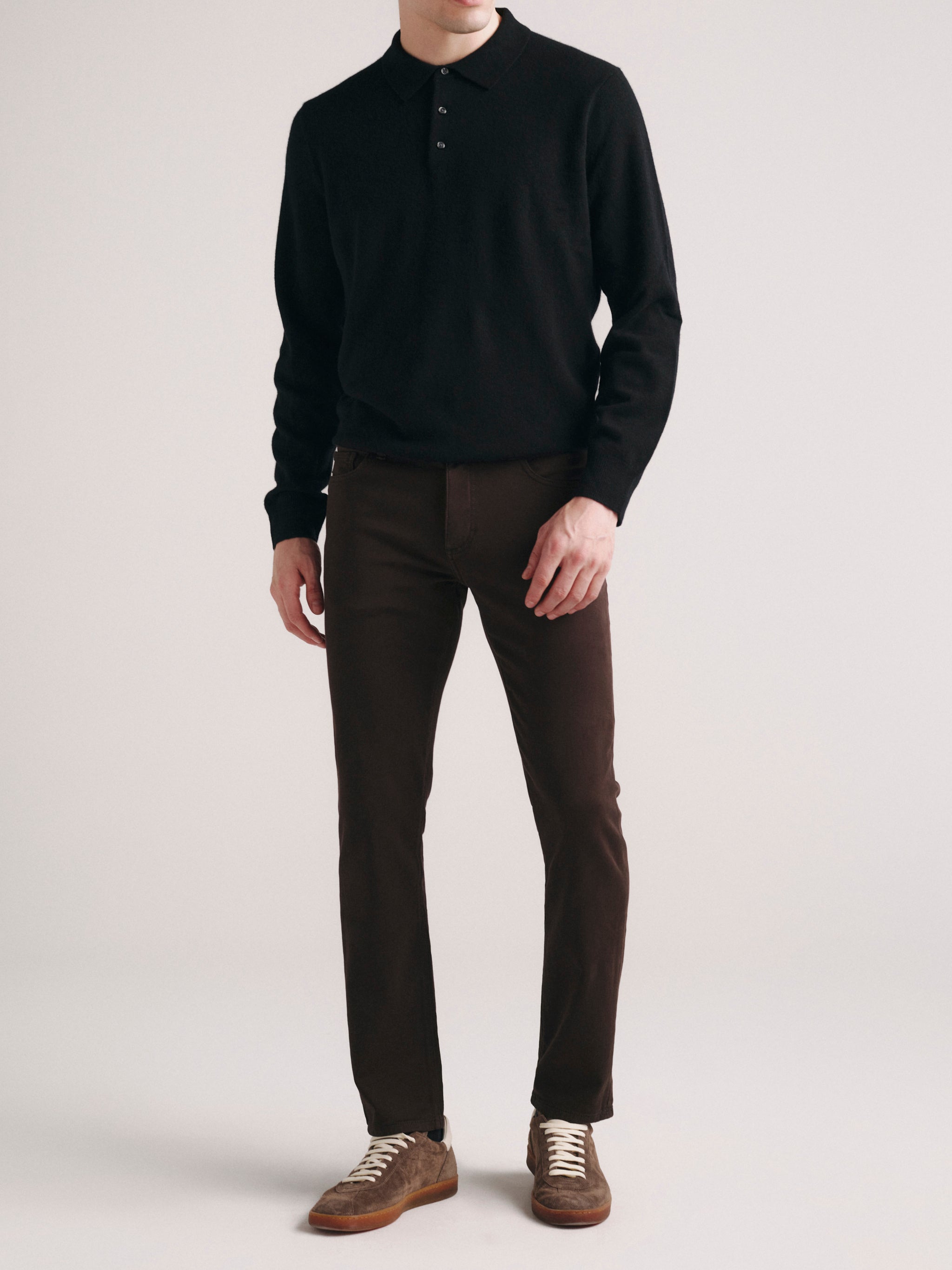 Nick Slim Jeans | Anthracite (Brown)