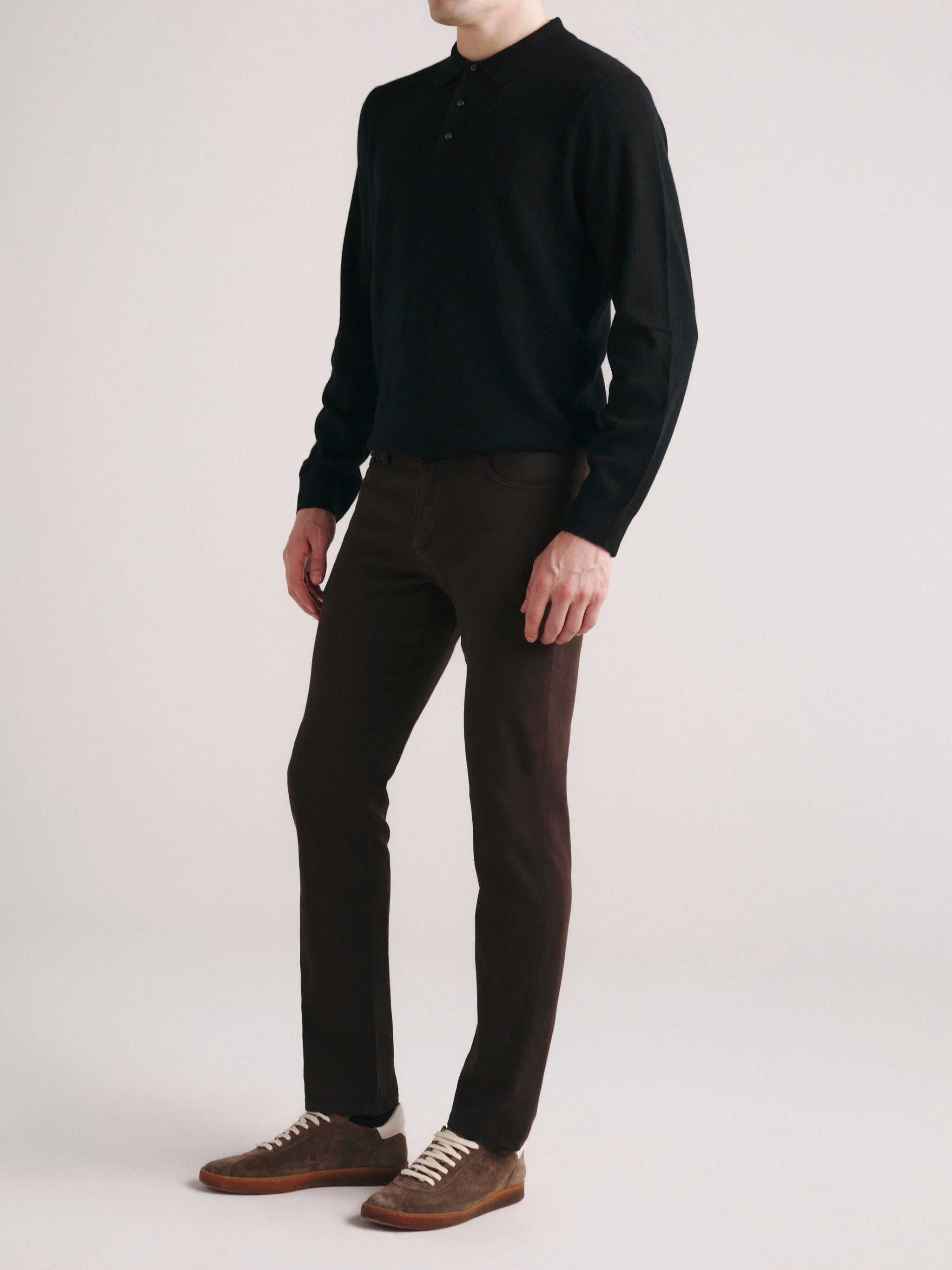 Nick Slim Jeans | Anthracite (Brown)