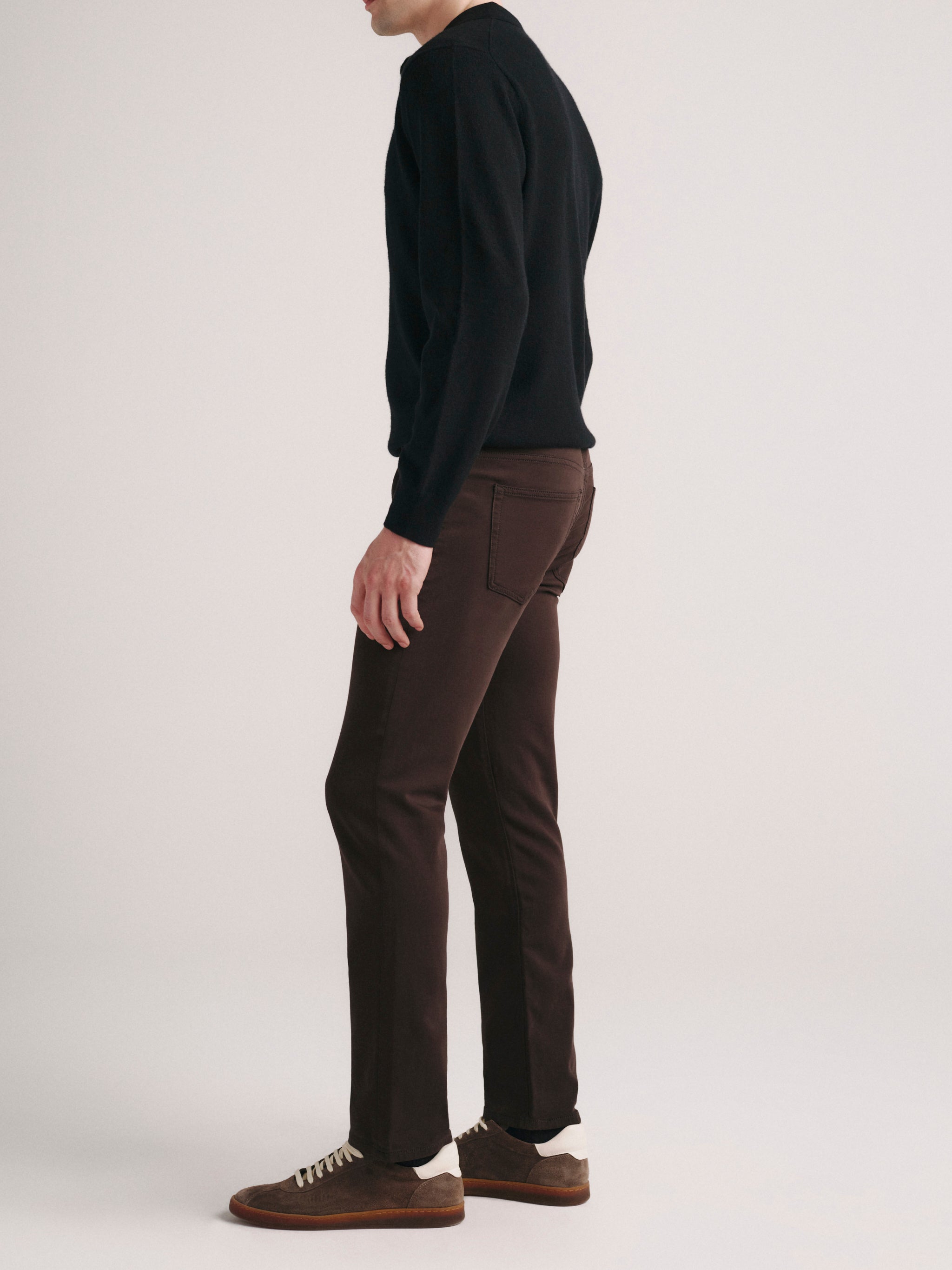 Nick Slim Jeans | Anthracite (Brown)