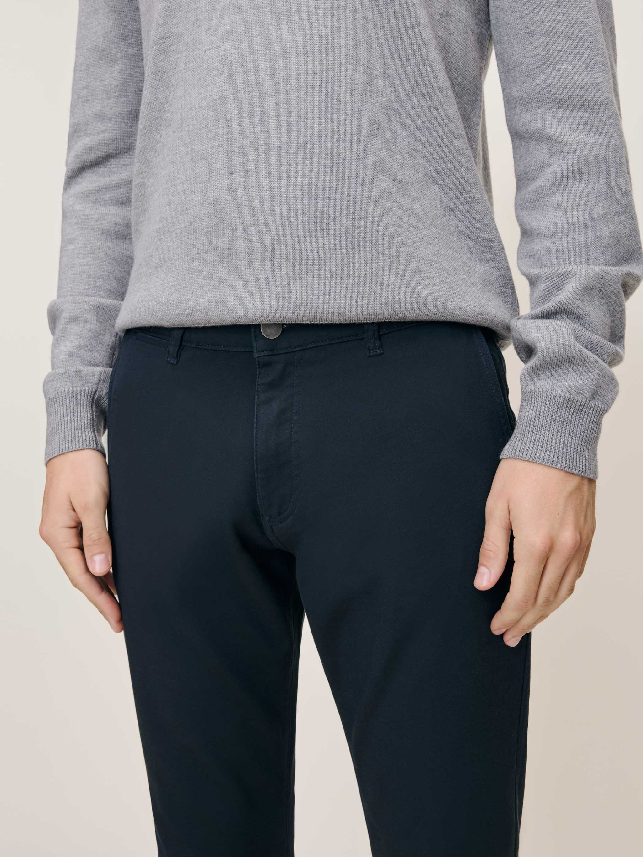 Ivan Slim Trouser | Depths (Navy)