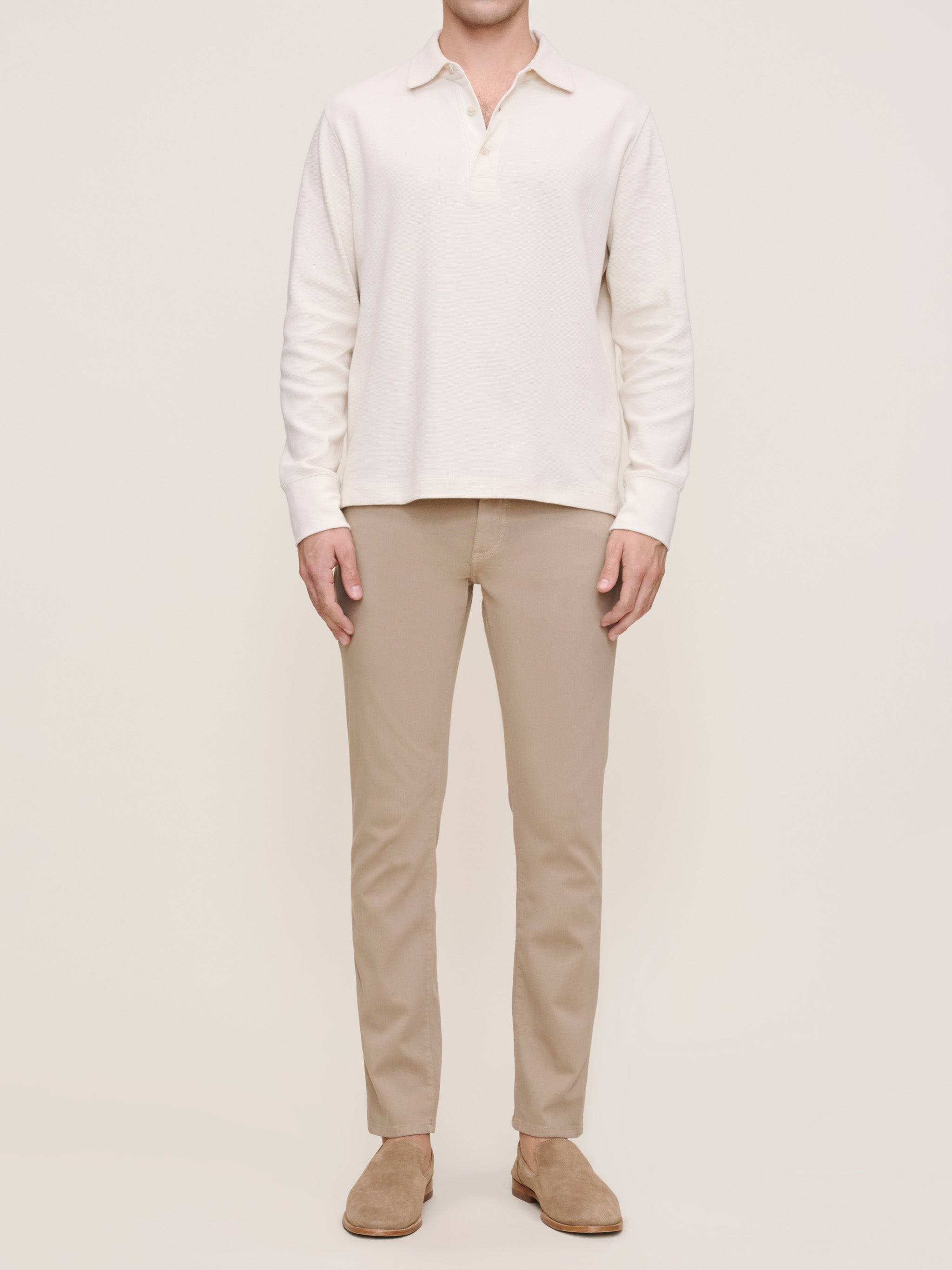 Nick Slim Pants | Soft Beige