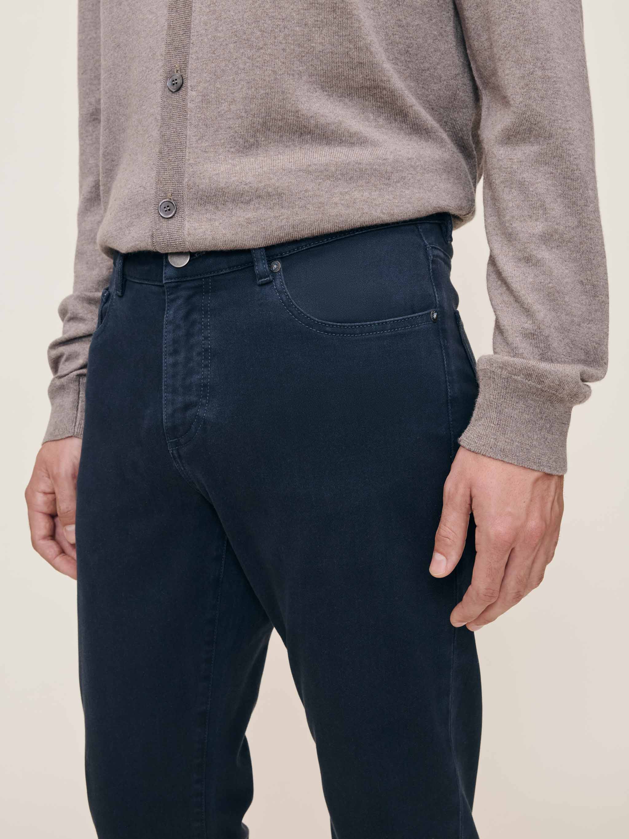Avery Relaxed Straight Jeans | Prussian Blue