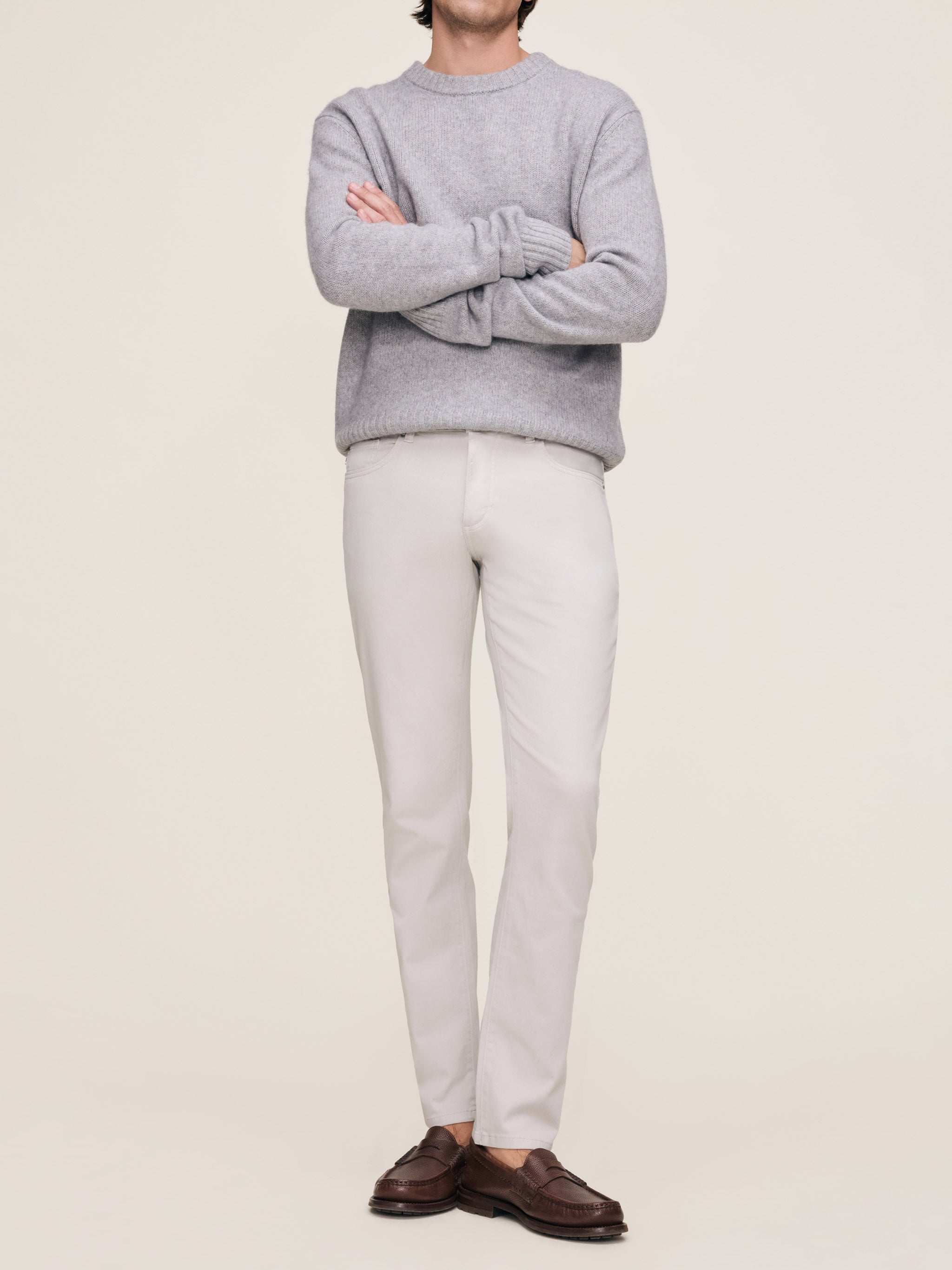 Nick Slim Pants | Light Grey