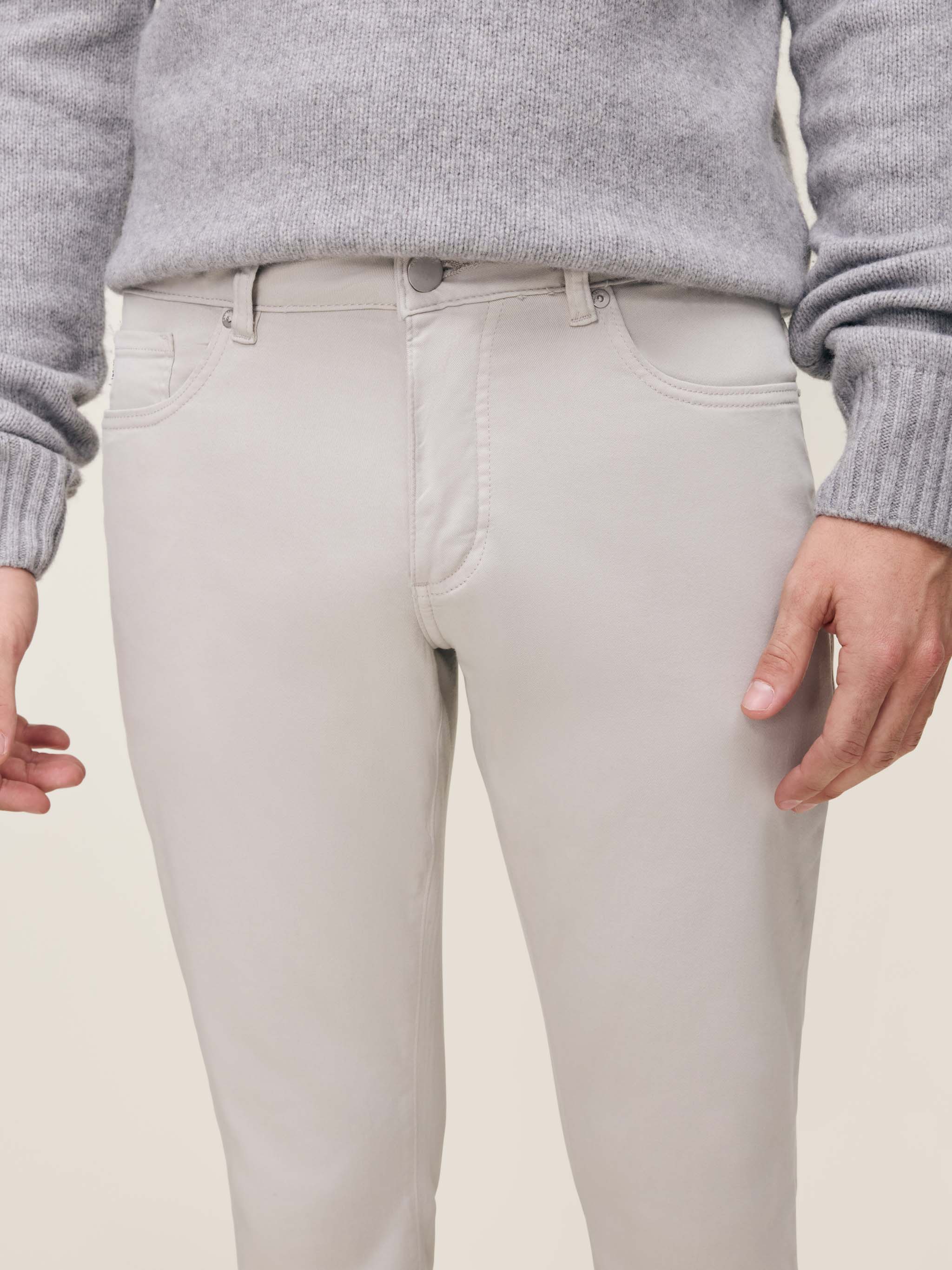 Nick Slim Pants | Light Grey