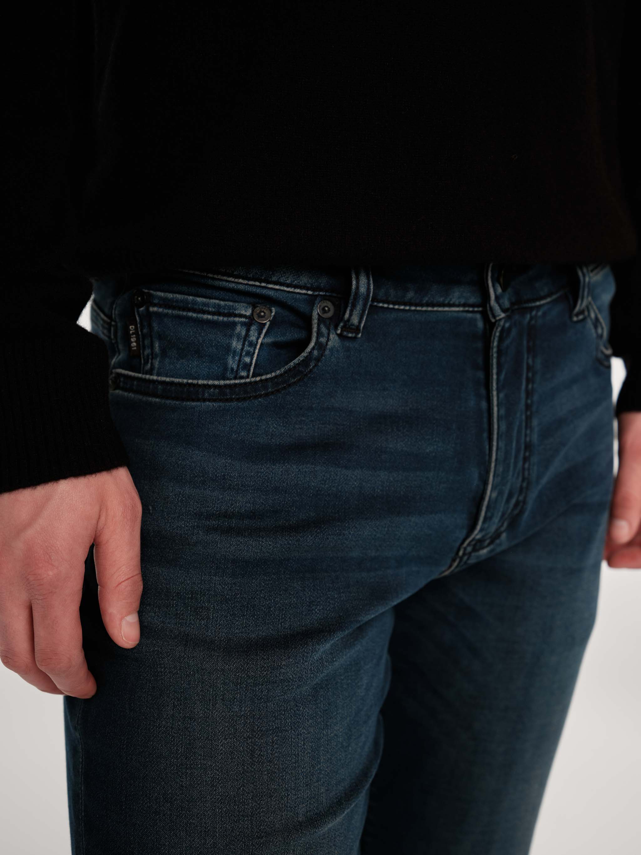 Nick Slim Jeans | Overdyed Knit (Dark Indigo)