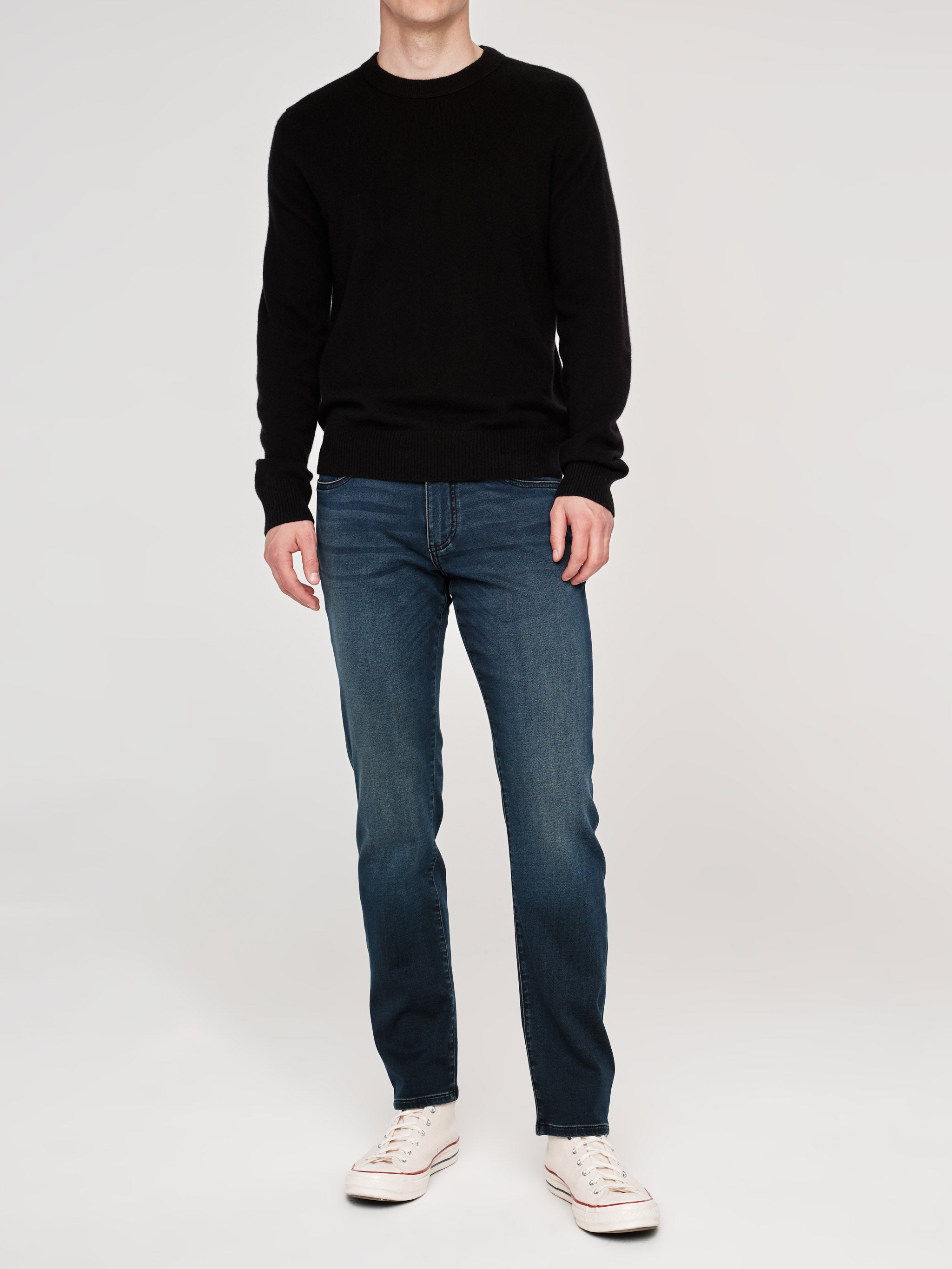 Nick Slim Jeans | Overdyed Knit (Dark Indigo)