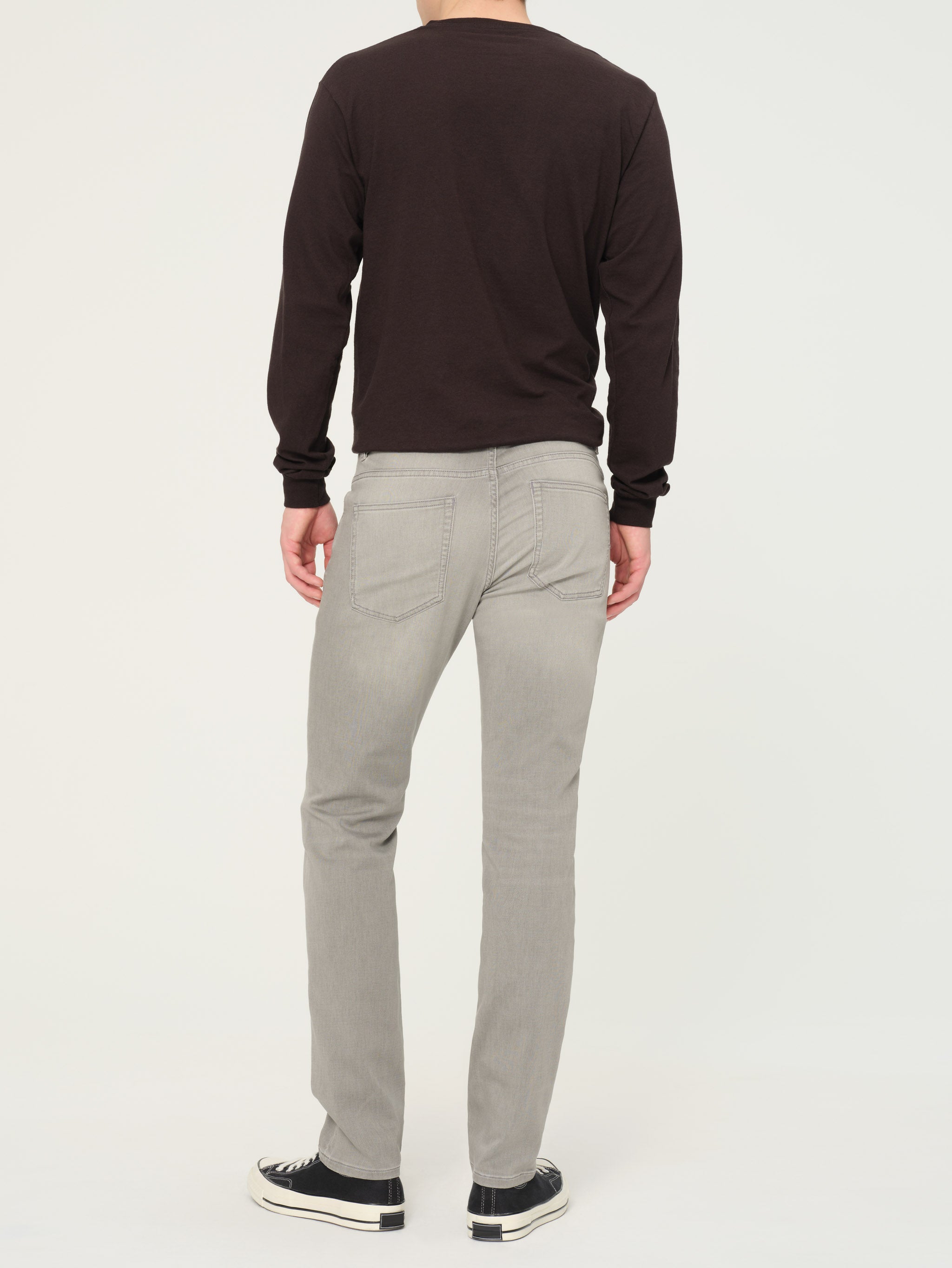 Nick Slim Jeans | Washed Grey Knit