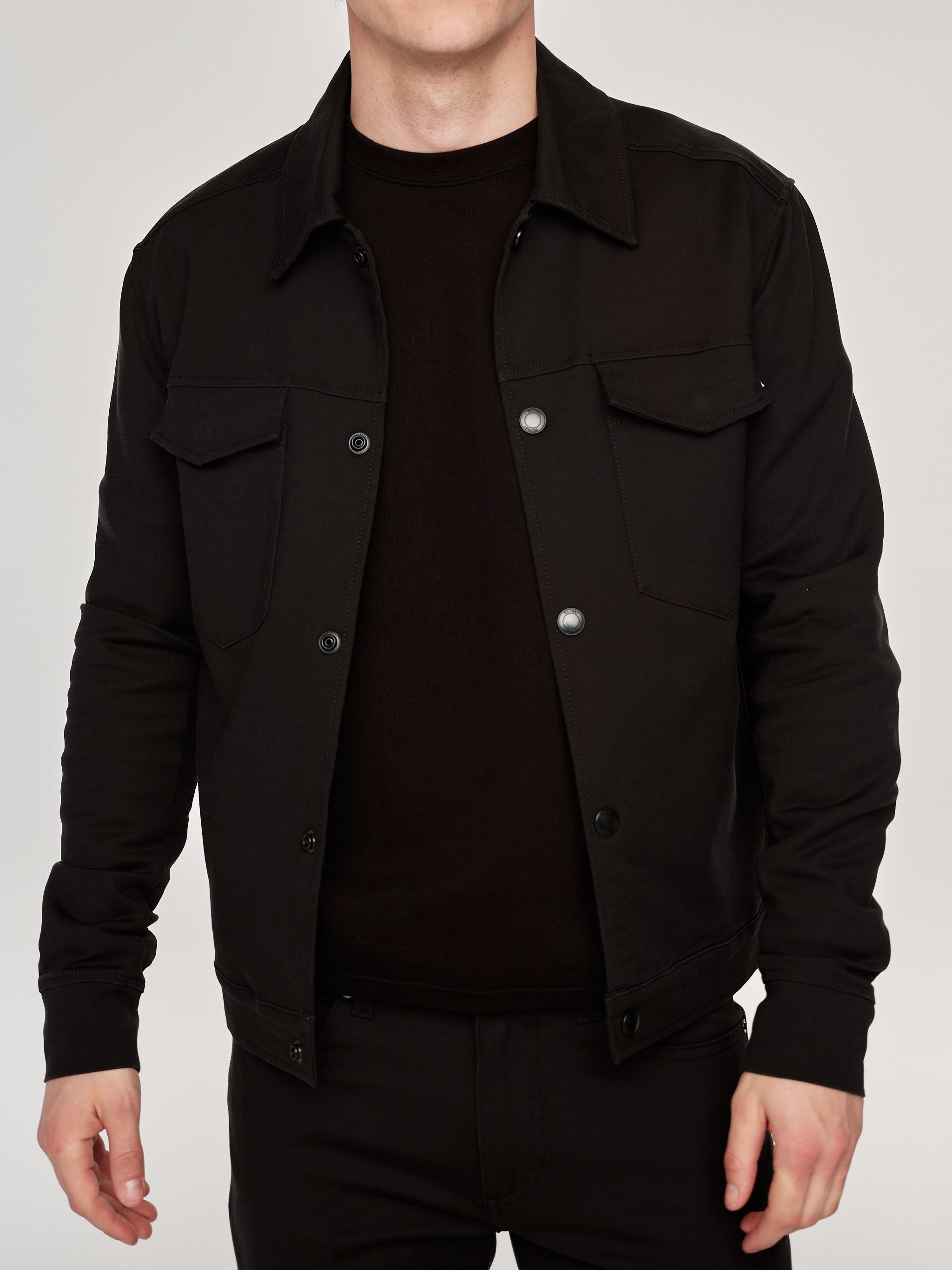 Vaughn Trucker Jacket | Black Onyx