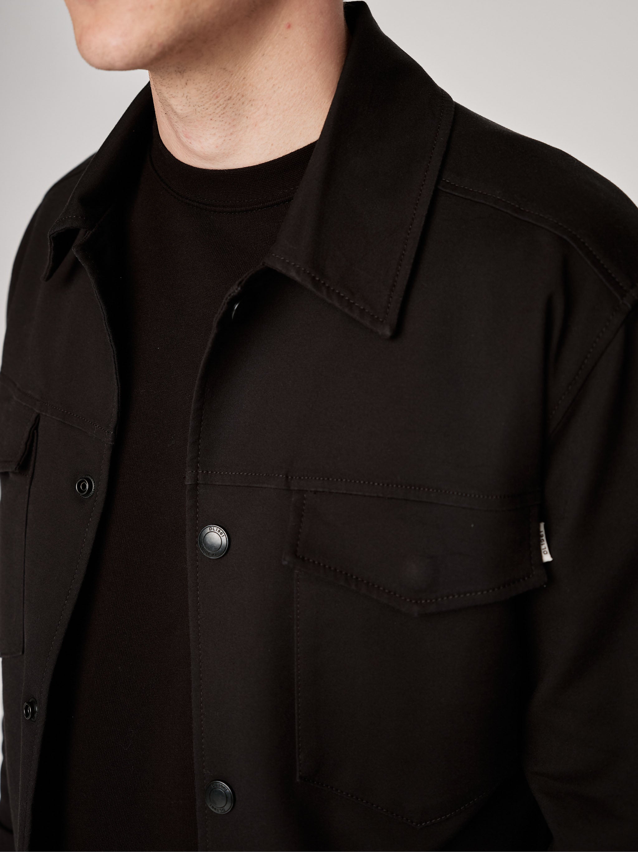 Vaughn Trucker Jacket | Black Onyx