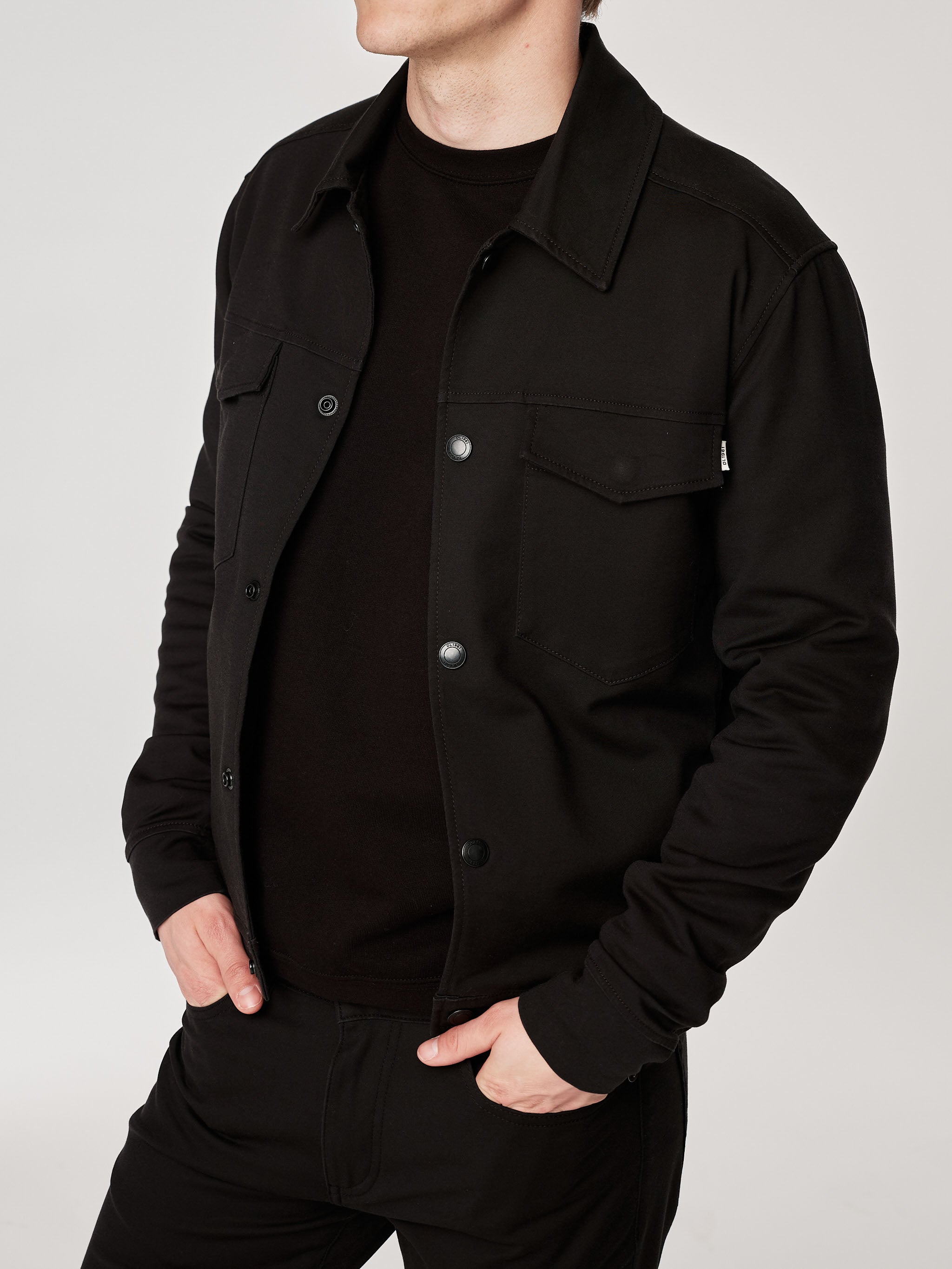 Vaughn Trucker Jacket | Black Onyx